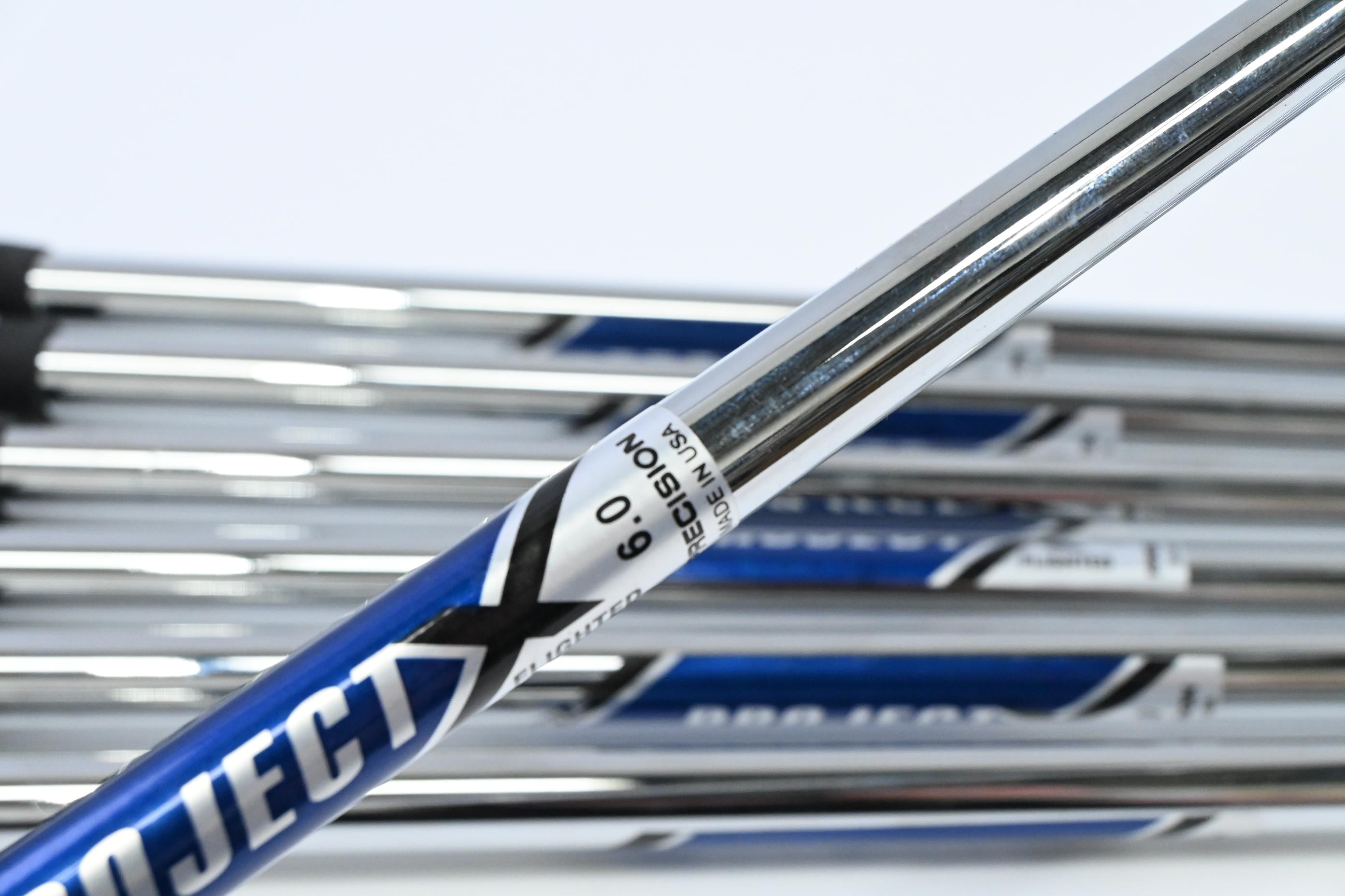 Project X Rifle Iron Shafts / Stiff Flex / Set Of 7 / .370" Tip