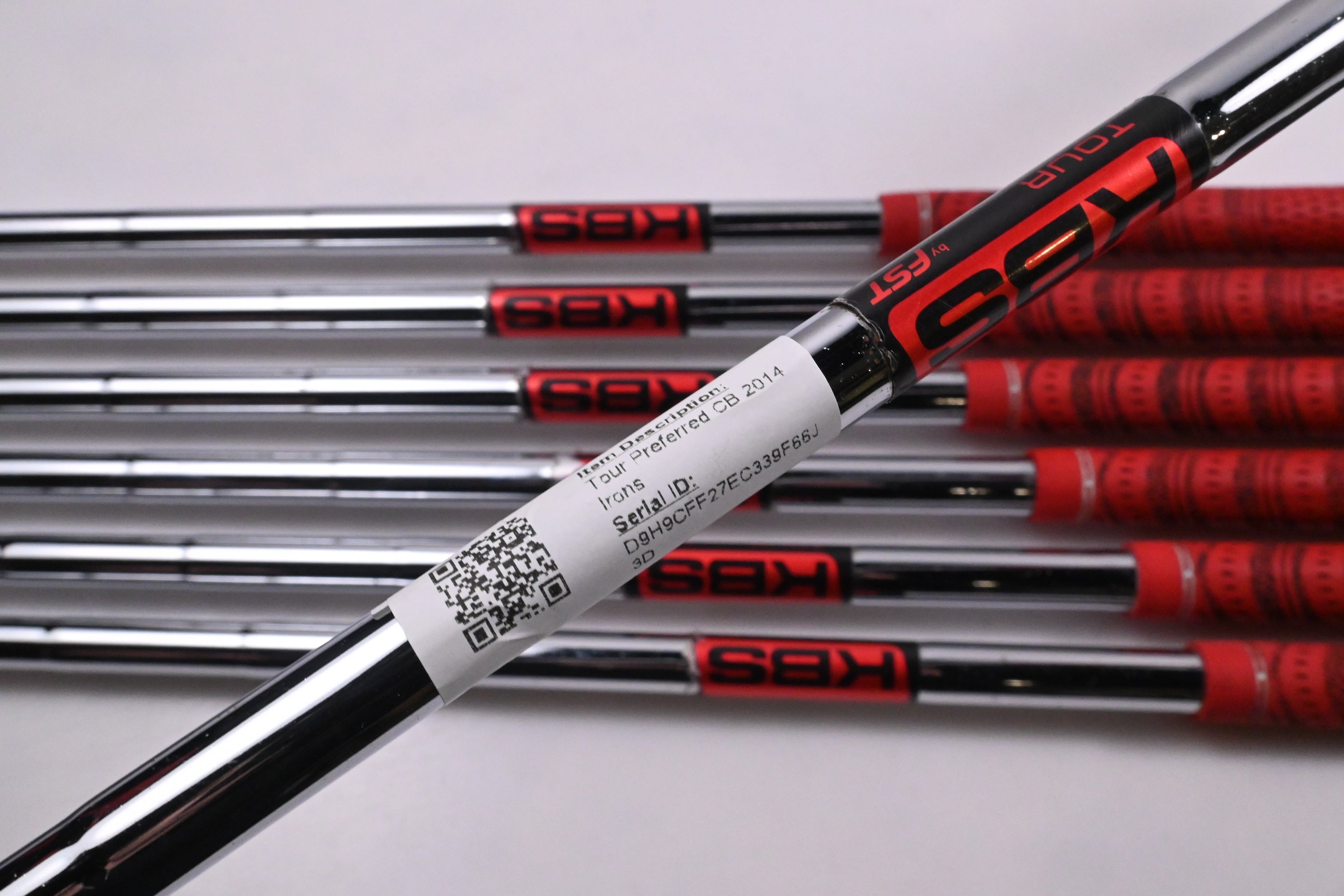 Taylormade Tour Preferred CB 2014 Irons / 4-PW / Stiff Flex KBS Tour Shaft