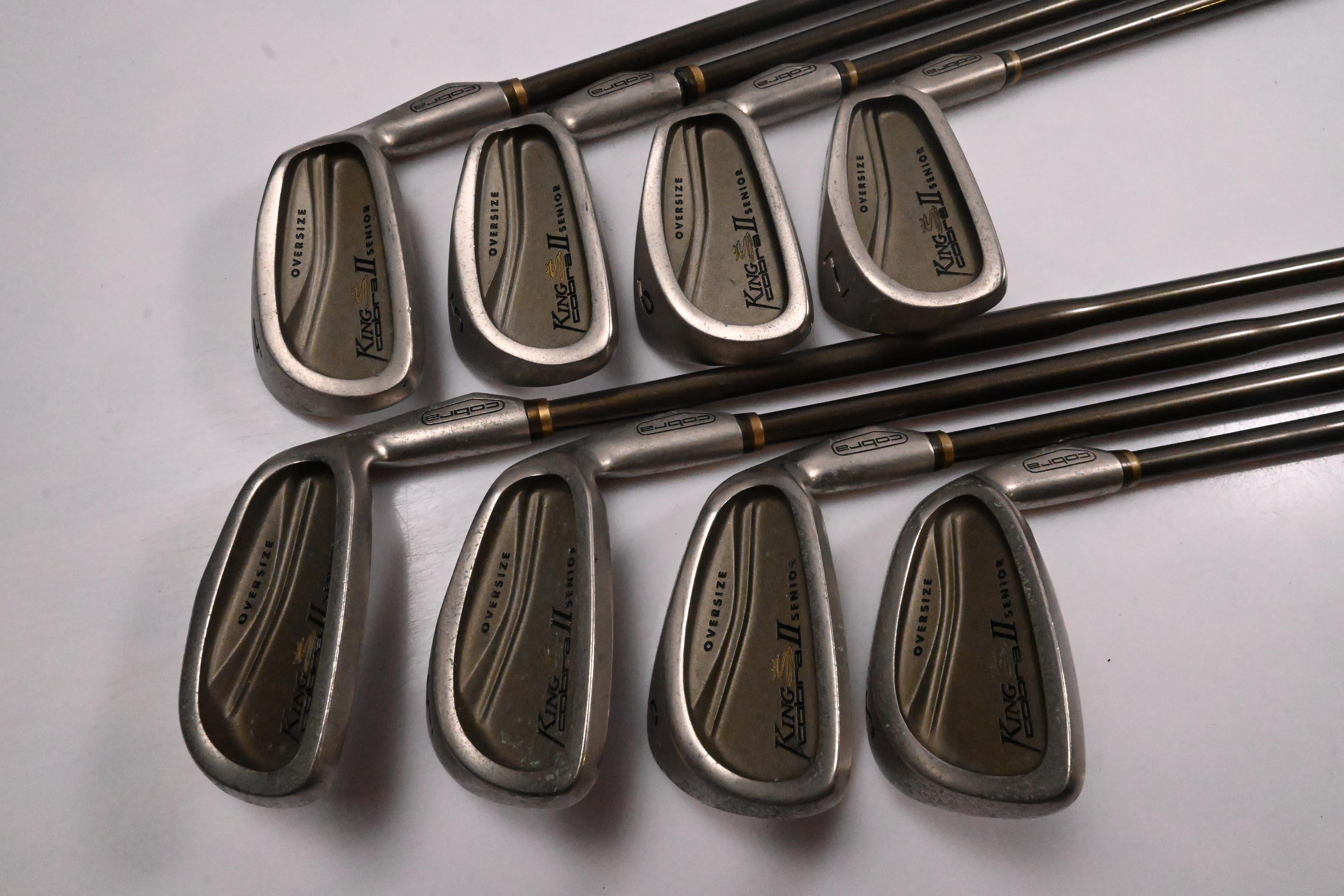 King Cobra Oversize II Senior Irons / 4-PW+SW / Regular Flex IQ System Shafts