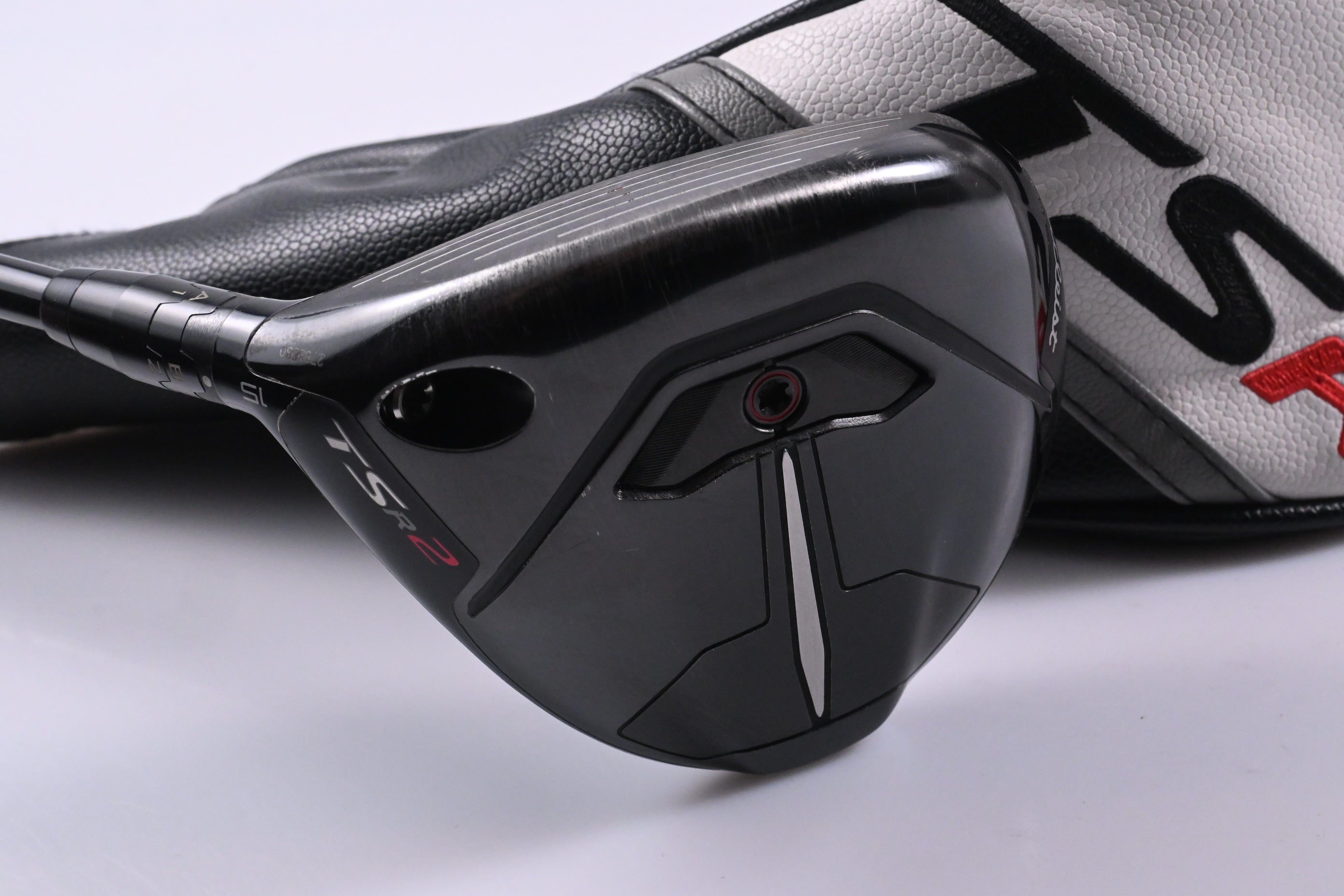 Left Hand Titleist TSR2 #3 Wood / 15 Degree / Stiff Flex HZRDUS Black 60 Shaft