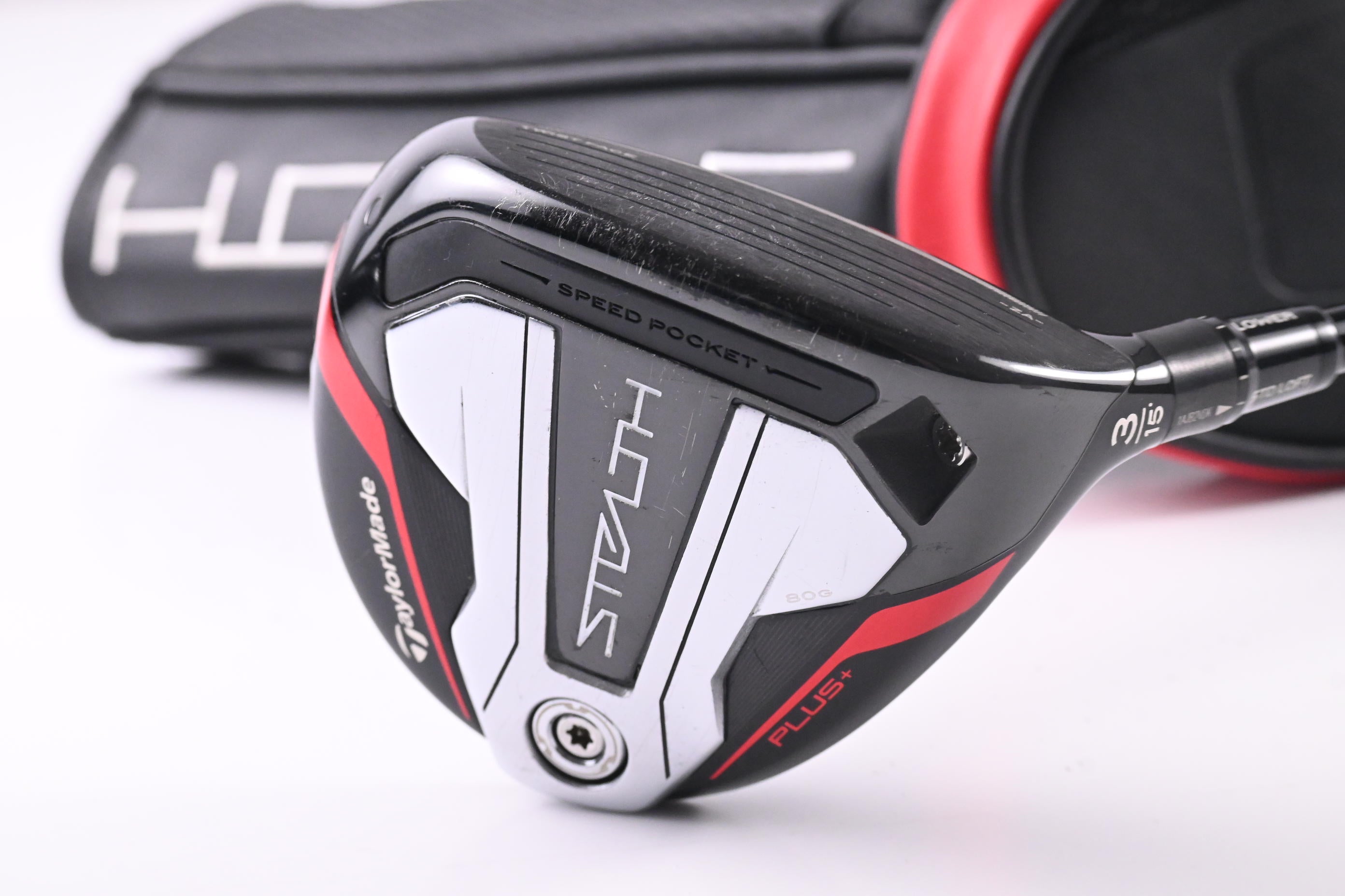 Taylormade Stealth Plus #3 Wood / 15 Degree / Regular Flex HZRDUS Smoke RDX 65 Shaft