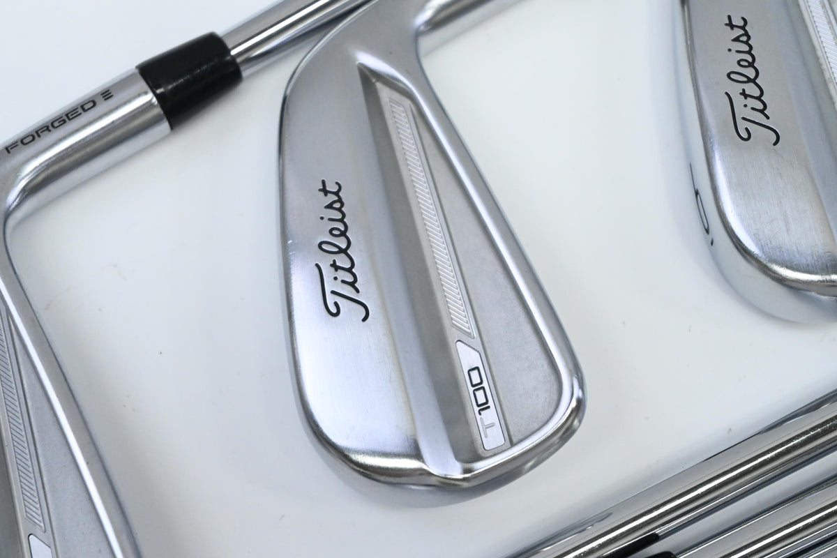 Titleist T100 2023 Irons / 4-PW / Stiff Flex AMT Tour White S300 Shafts