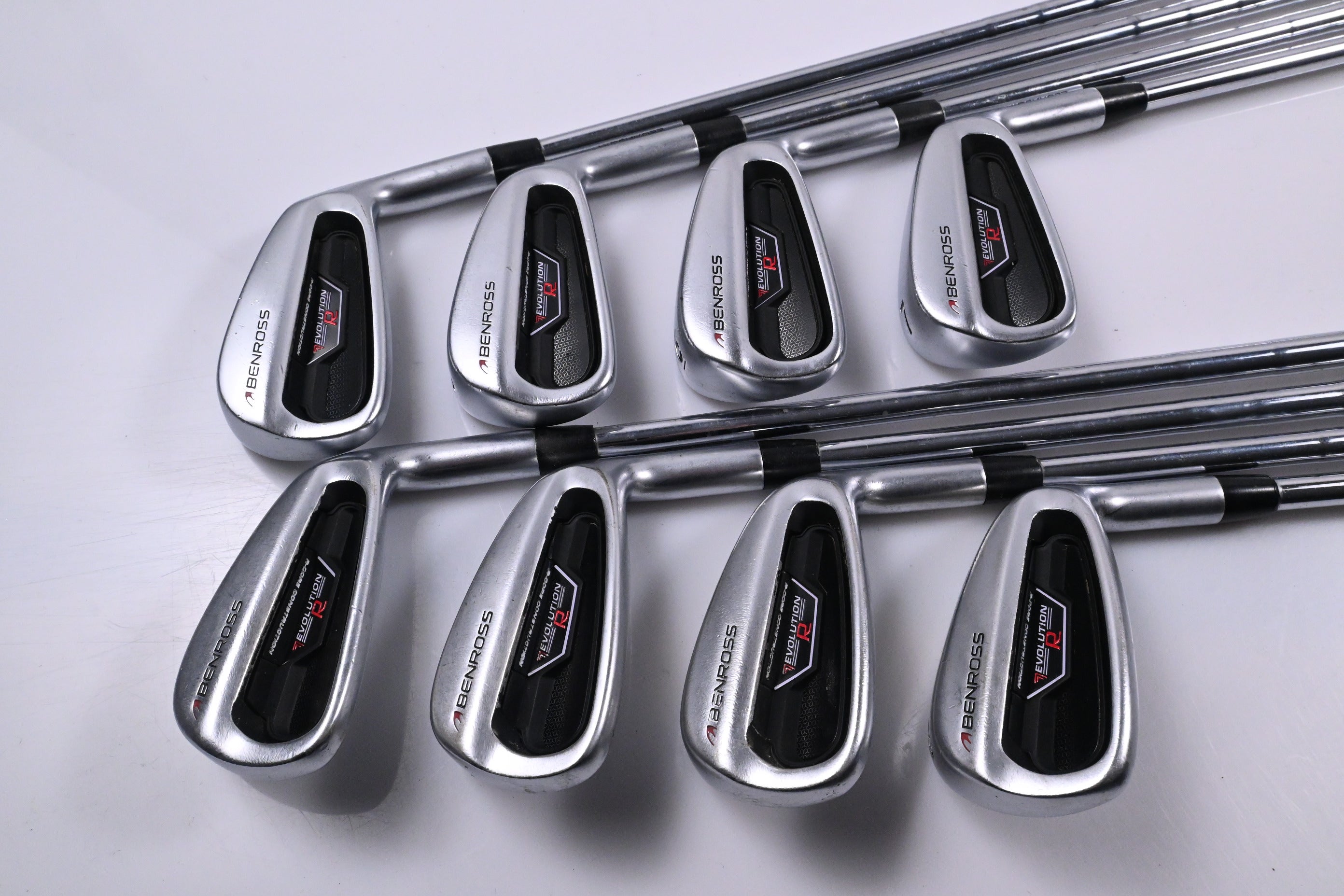 Benross Evolution R Irons / 4-PW+GW / Stiff Flex KBS Tour 105 Shafts