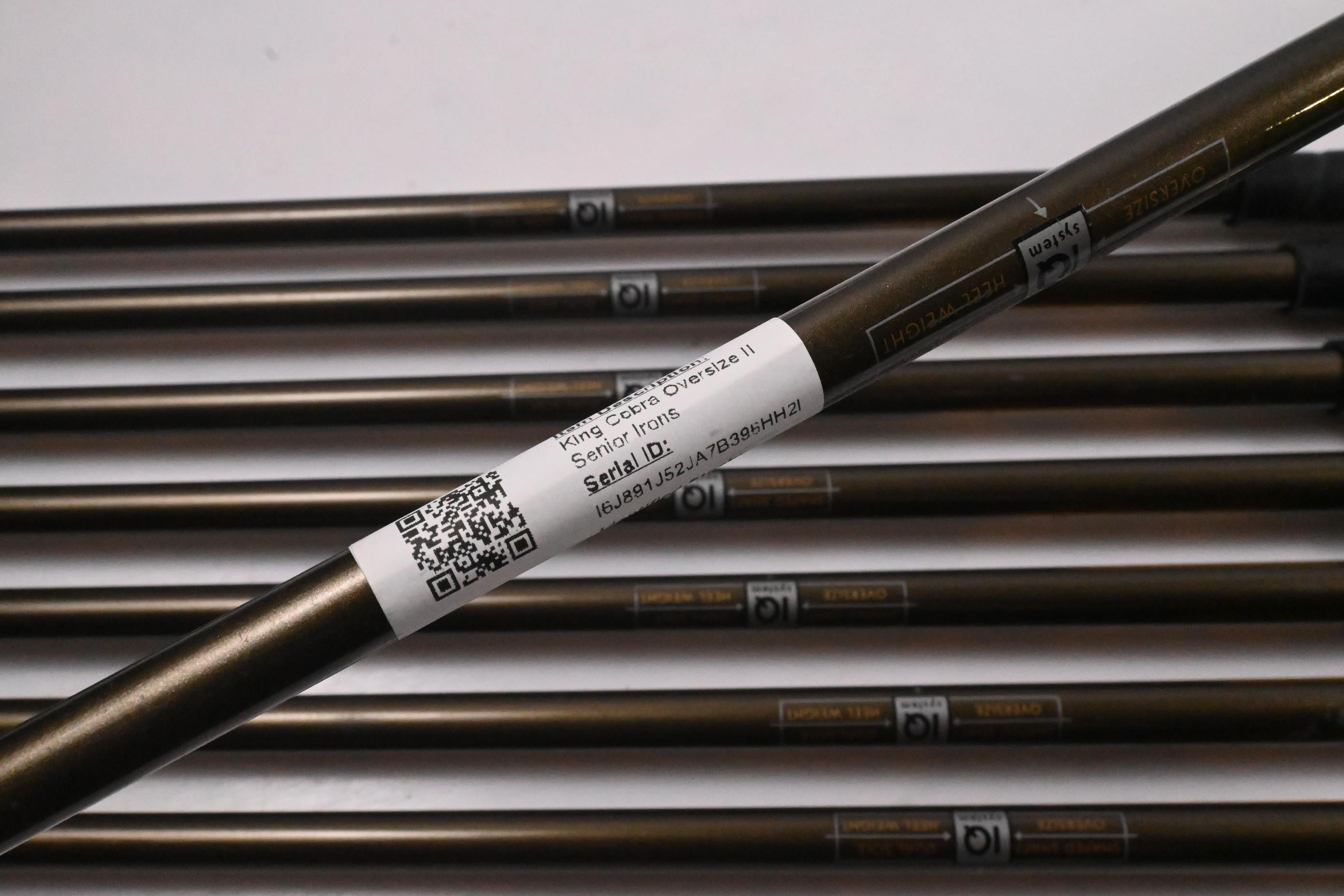 King Cobra Oversize II Senior Irons / 4-PW+SW / Regular Flex IQ System Shafts