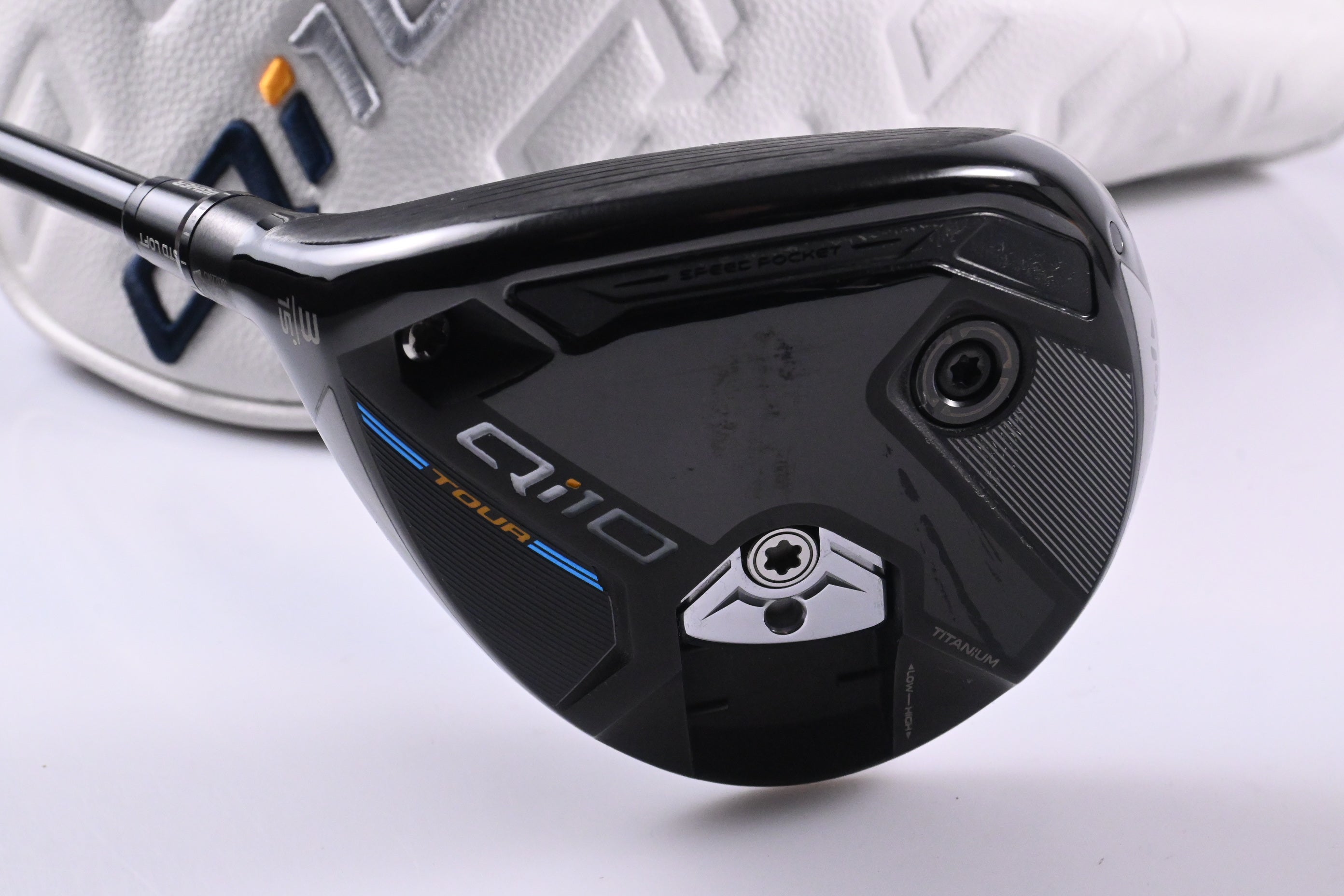 Left Hand Taylormade Qi10 Tour #3 Wood / 15 Degree / X-Flex Kai'li Red 75 Shaft