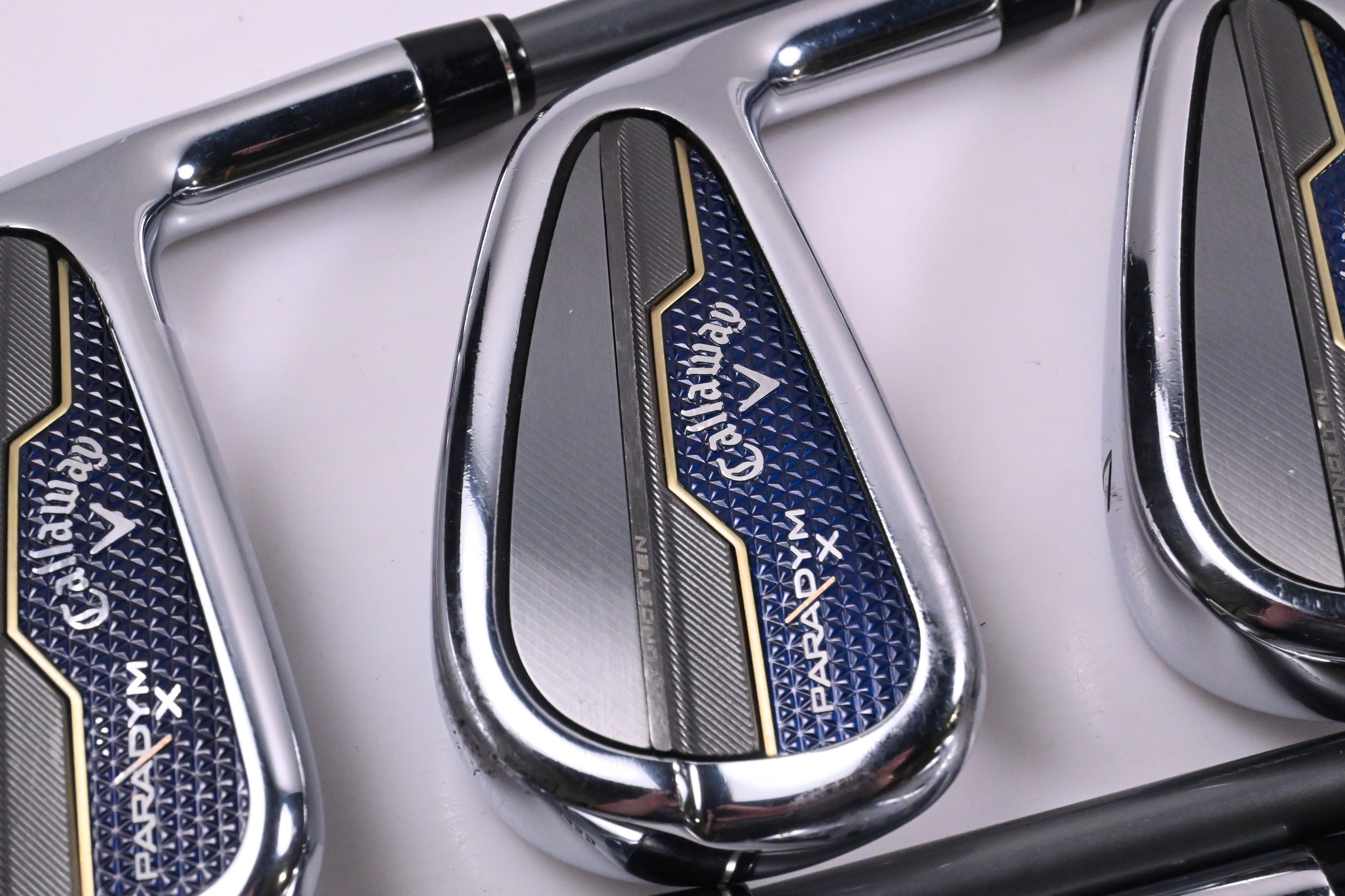 Callaway Paradym X Irons / 5-PW / Regular Flex Hzrdus Gen4 Silver 65 Shafts