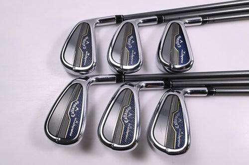 Callaway Paradym X Irons / 5-PW / Regular Flex Hzrdus Gen4 Silver 65 Shafts