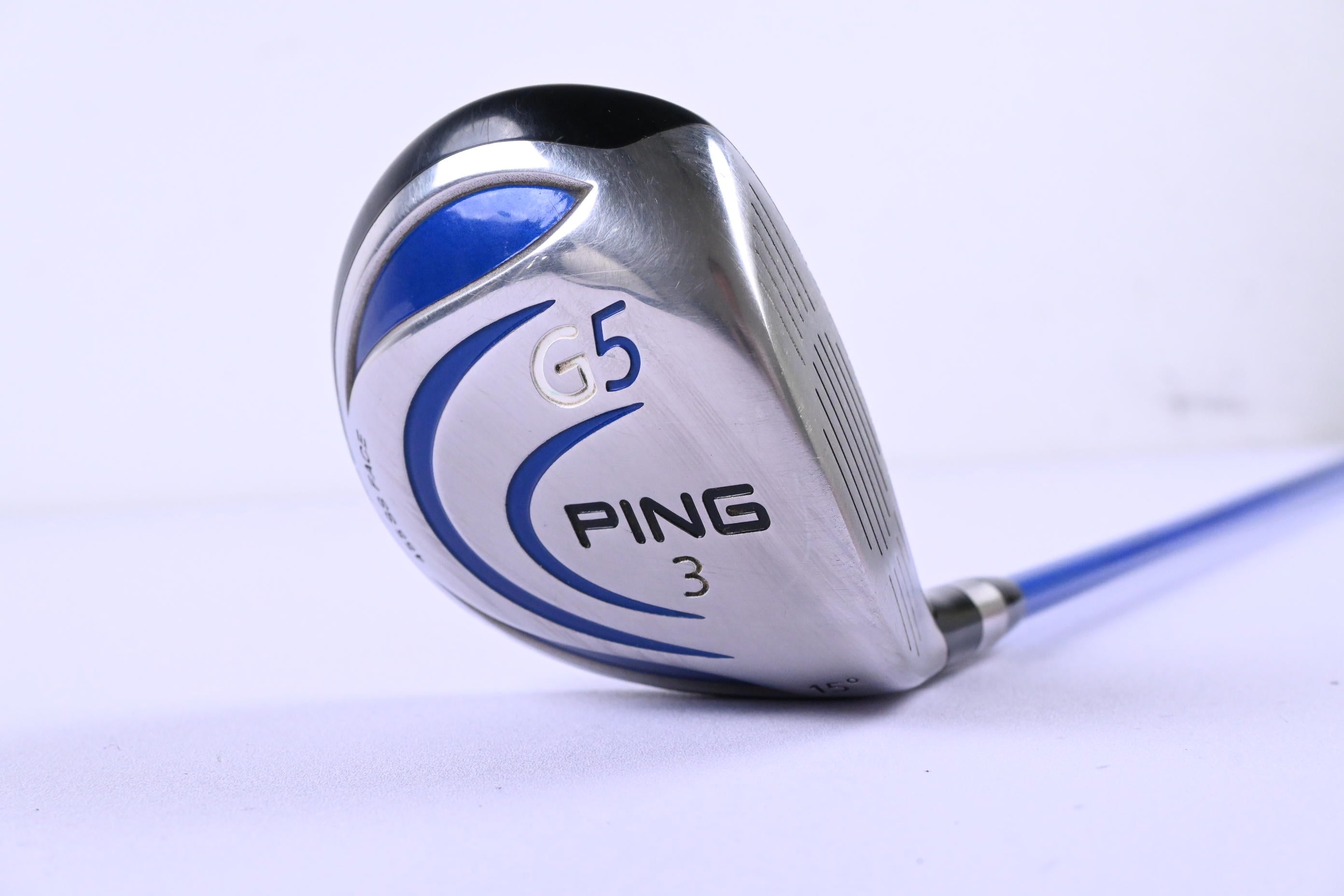 Ping G5 #3 Wood / 15 Degree / Regular Flex Grafalloy ProLaunch Blue 75 Shaft