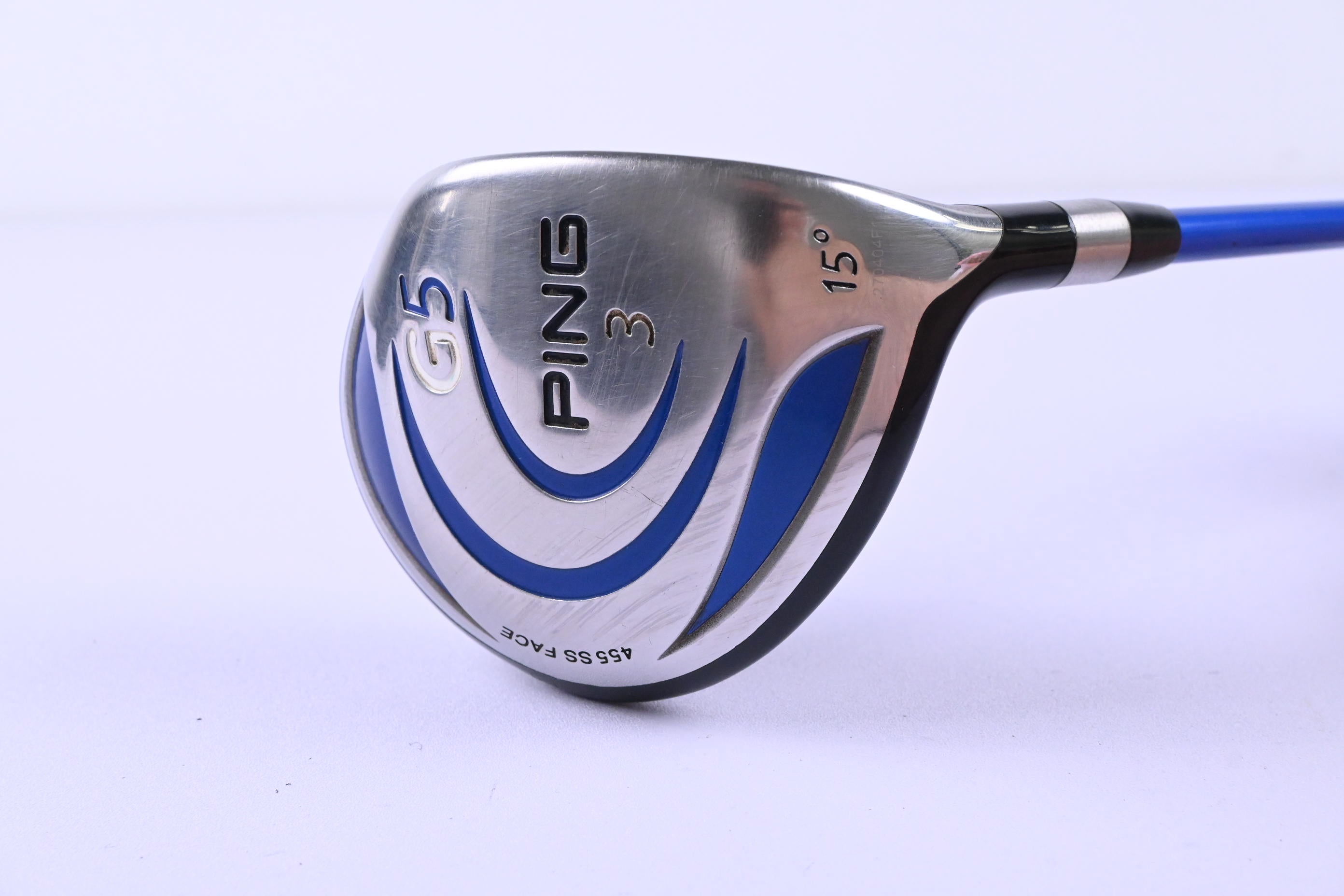 Ping G5 #3 Wood / 15 Degree / Regular Flex Grafalloy ProLaunch Blue 75 Shaft