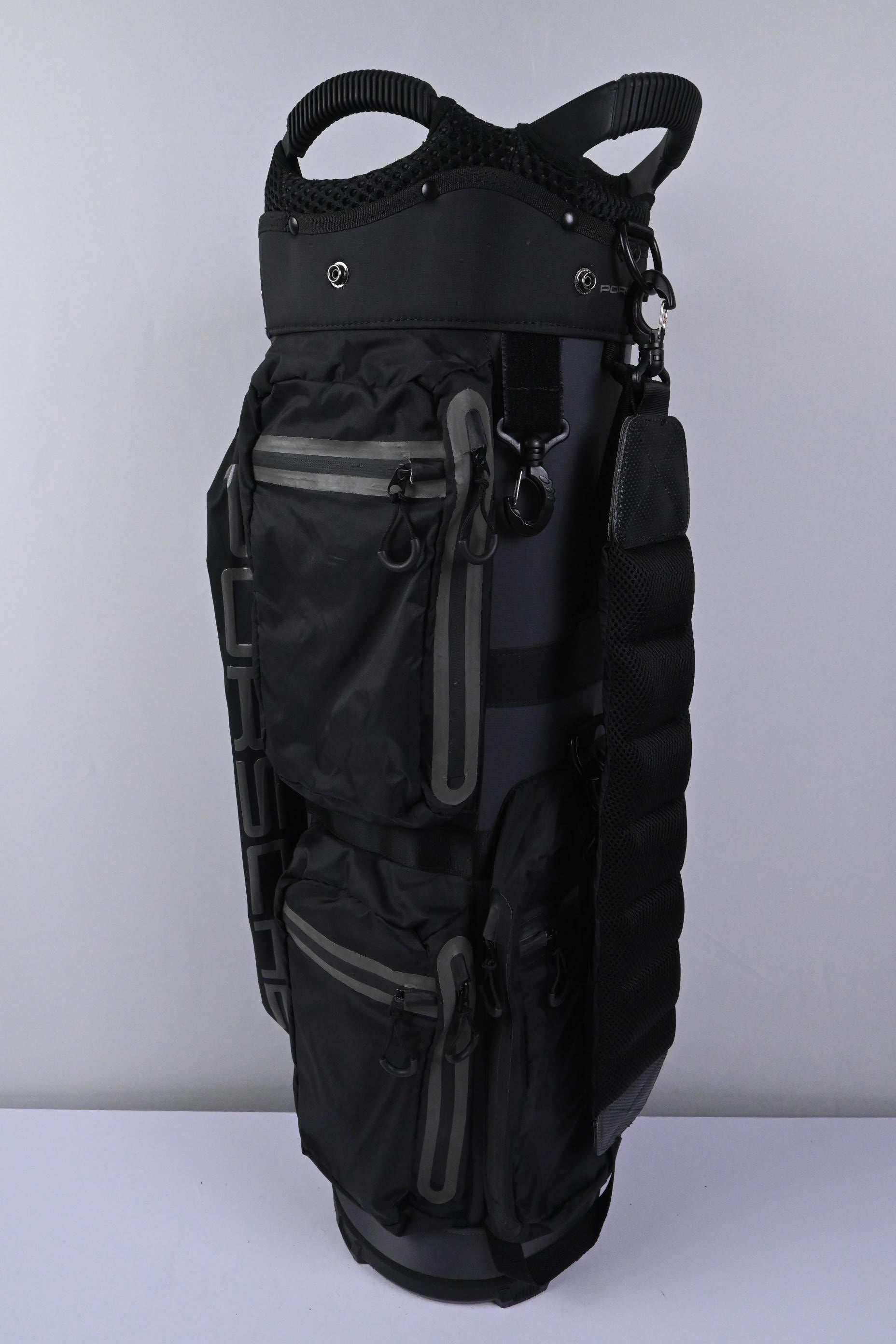 Porsche Cart Bag / 5-Way Divider / Black