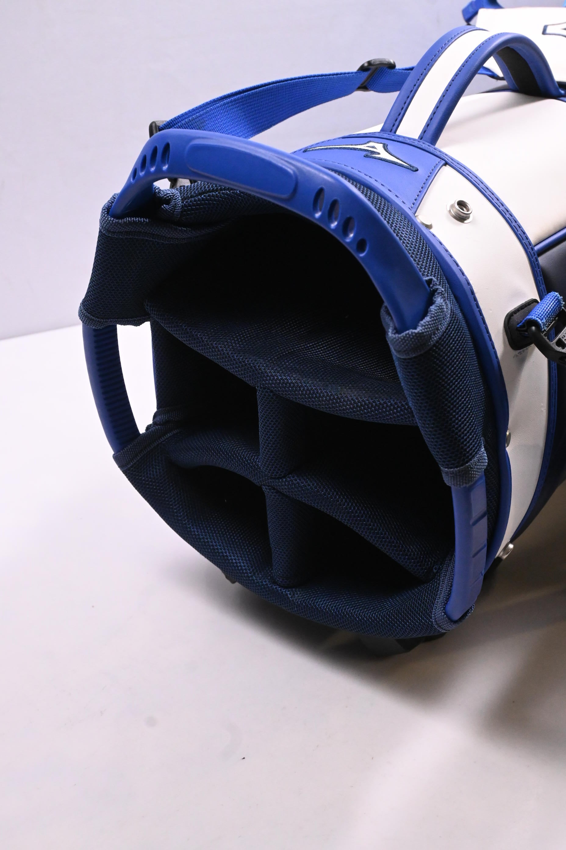 Mizuno Tour Stand Bag / 5-Way Divider / Blue, White