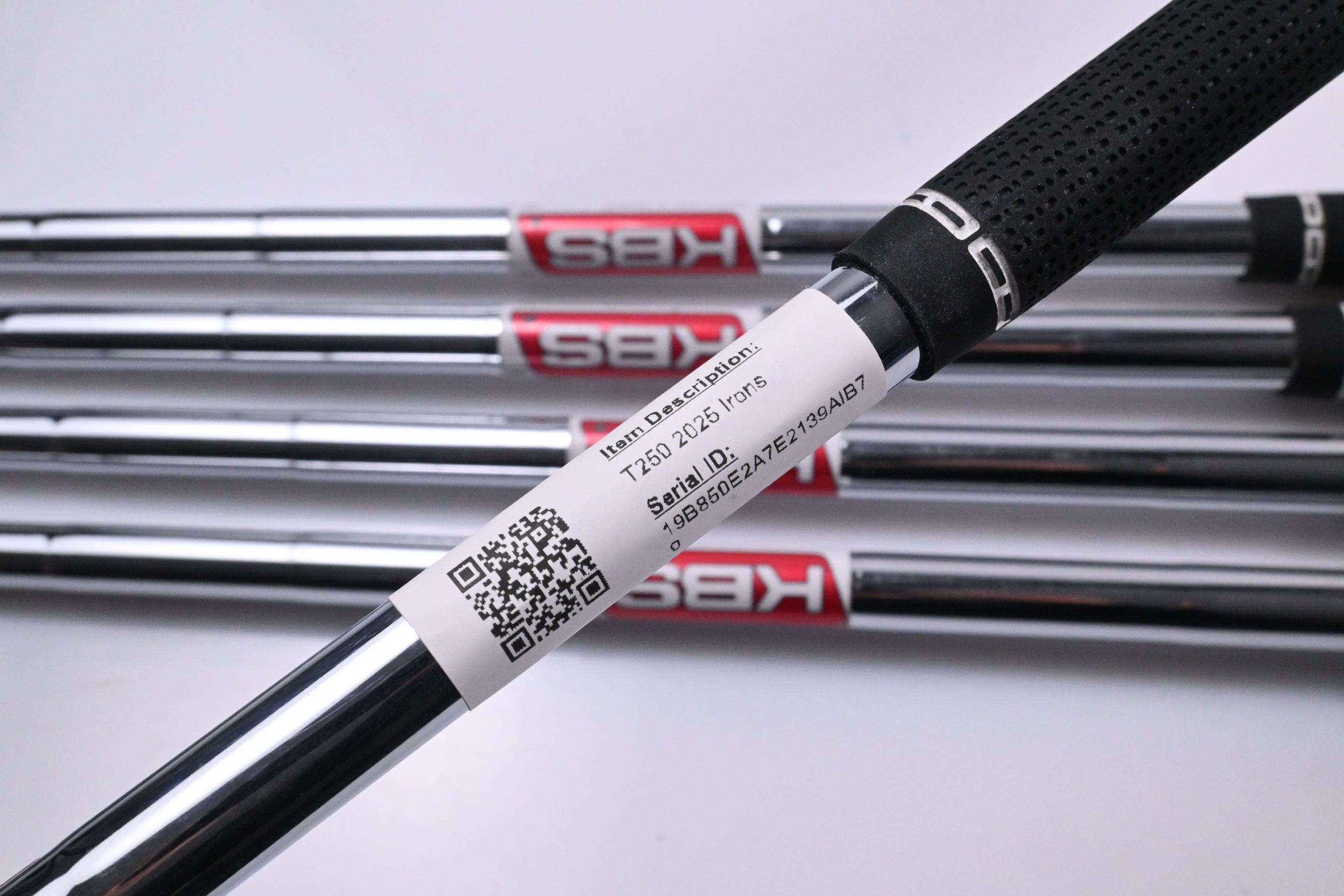 Titleist T250 2025 Irons / 6-PW / Regular Flex KBS Tour Lite Shafts