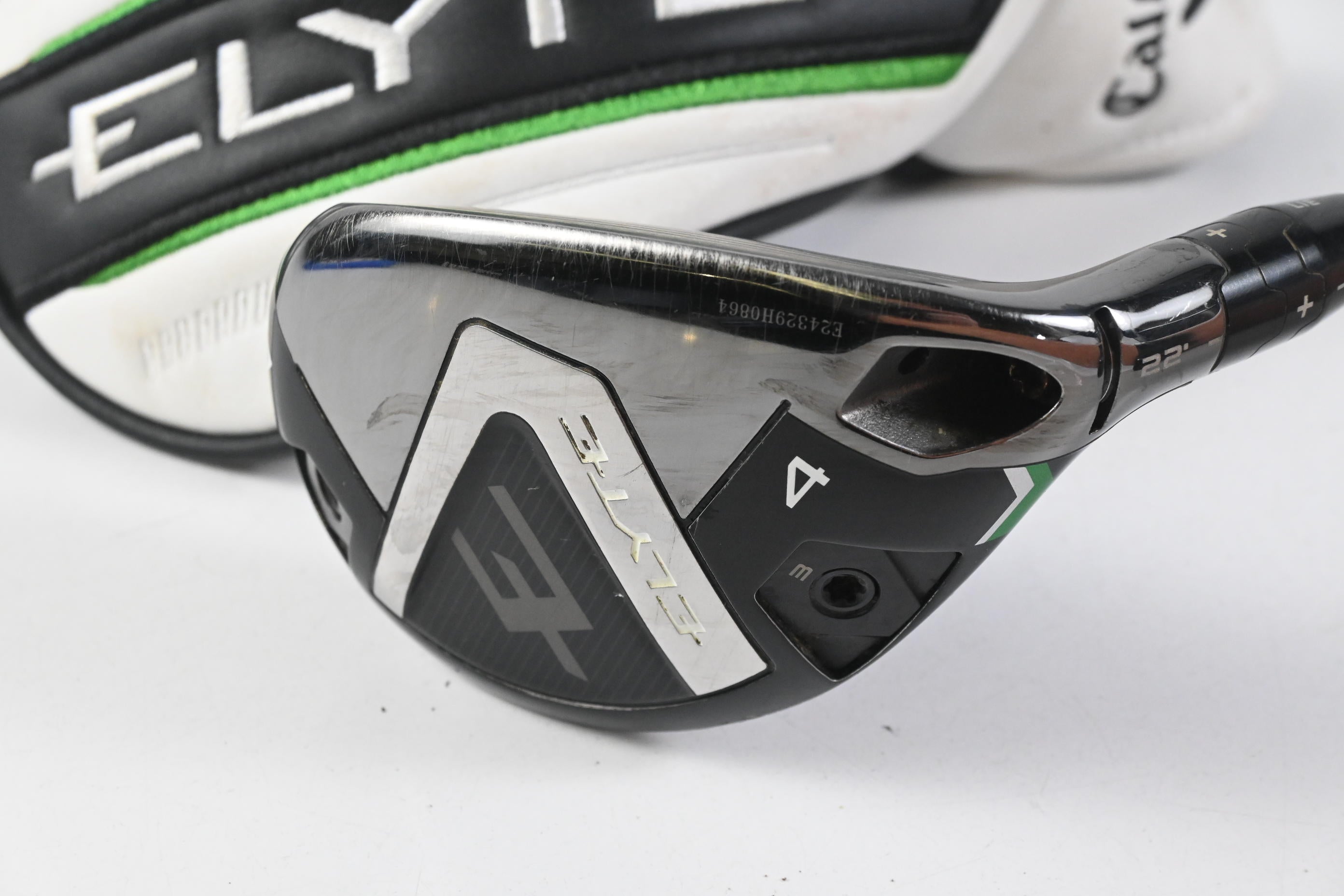 Callaway Elyte #4 Hybrid / 22 Degree / Stiff Flex Denali Charcoal 70 Shaft