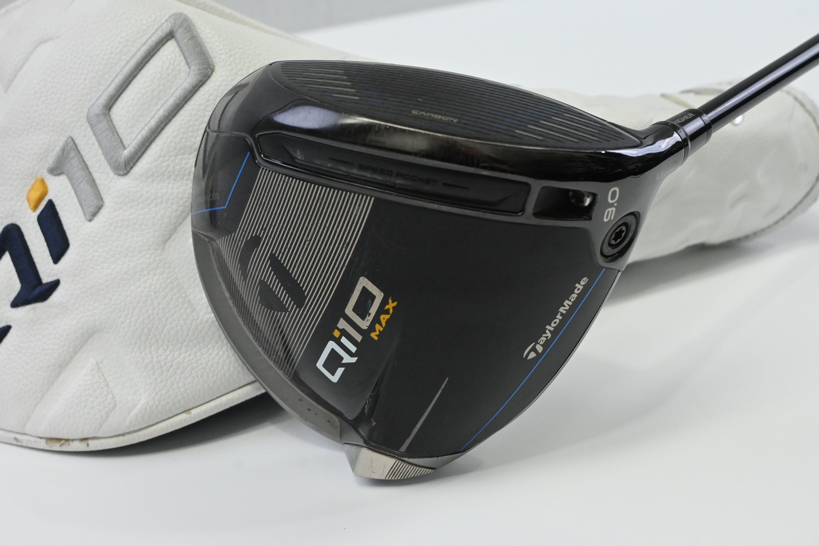 Taylormade Qi10 Max Driver / 9 Degree / Stiff Flex HZRDUS Gen4 Black 60 Shaft