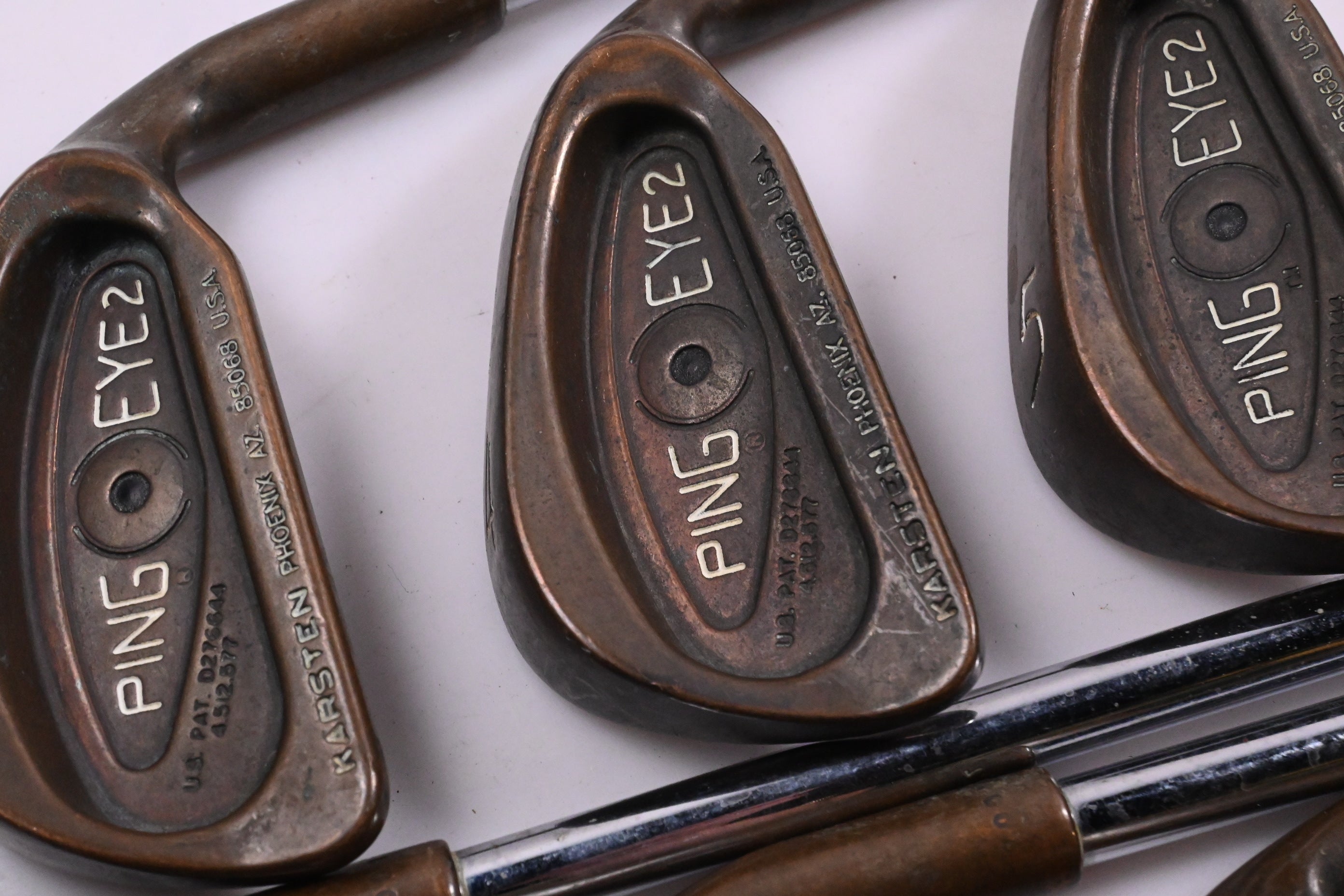 Ping Eye 2 BeCu Irons / 3-PW+SW / Black Dot / Stiff Flex Ping JZ Shafts