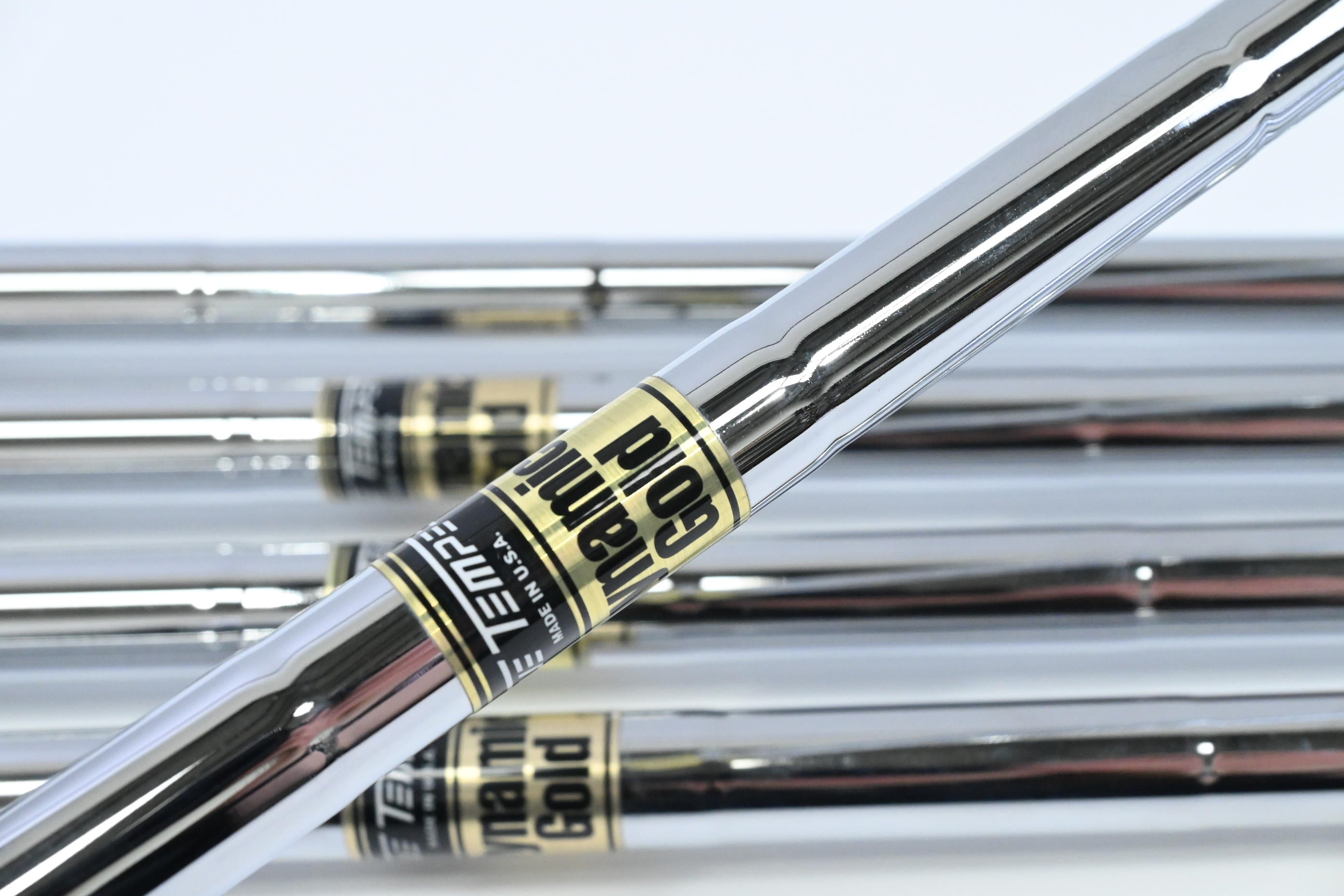 True Temper Dynamic Gold S300 Iron Shafts / Stiff Flex / Set Of 6 / .355" Tip