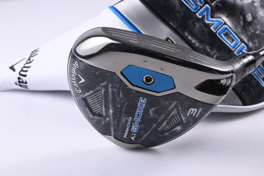 Callaway Paradym Ai Smoke Max #3 Wood / 15 Degree / Stiff Flex Helium 6 Shaft