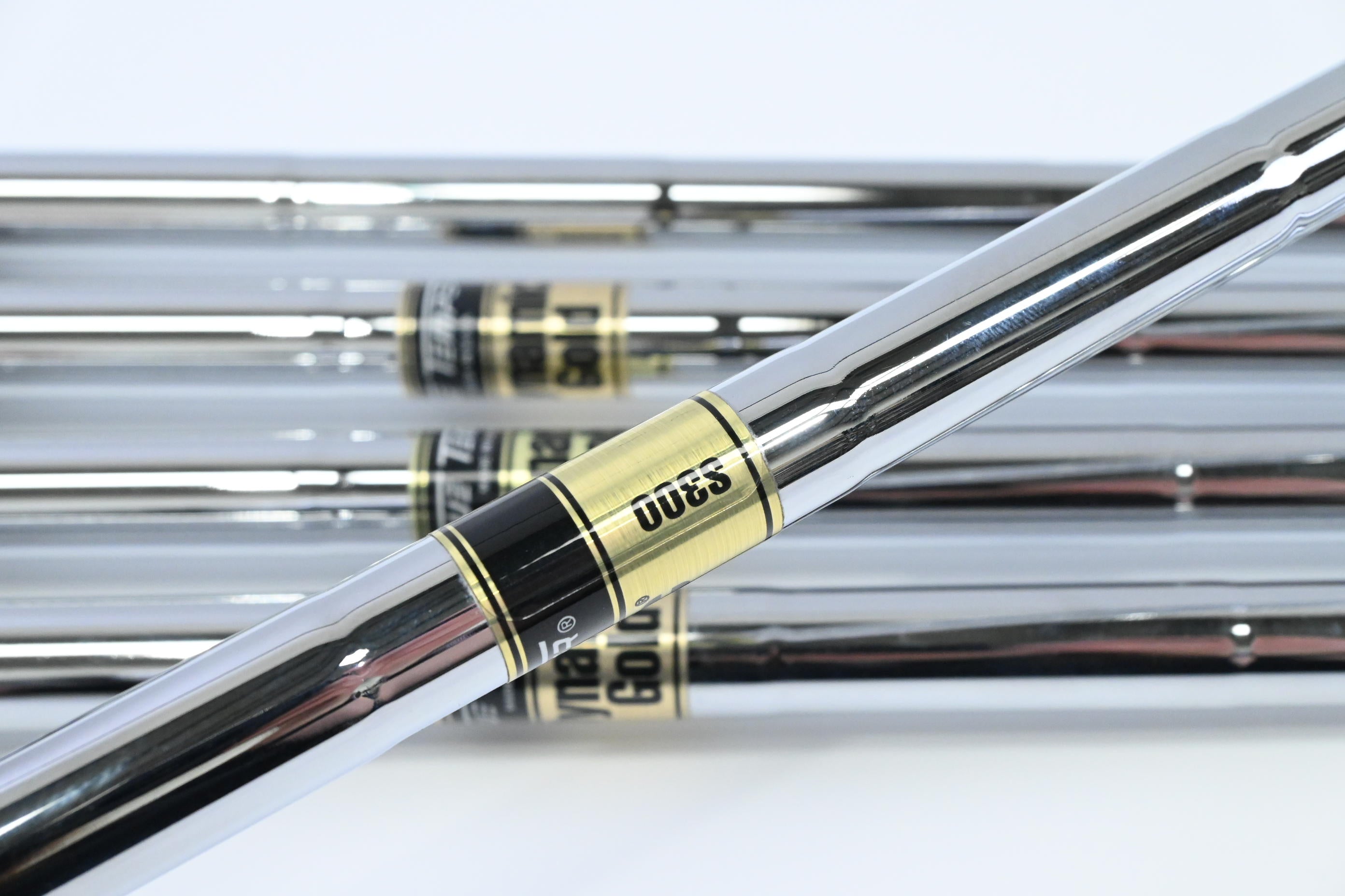True Temper Dynamic Gold S300 Iron Shafts / Stiff Flex / Set Of 6 / .355" Tip