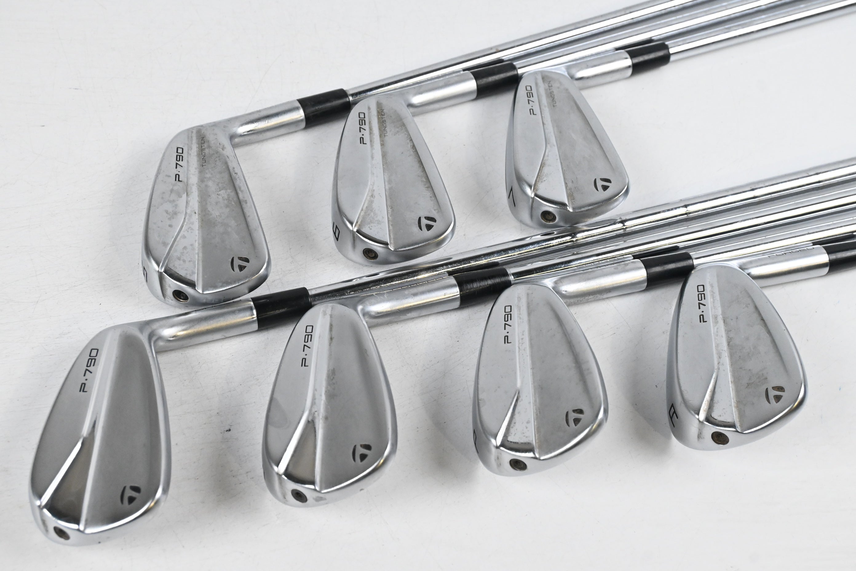 Taylormade P790 2021 Irons / 5-PW+GW / Stiff Flex Steel Shafts