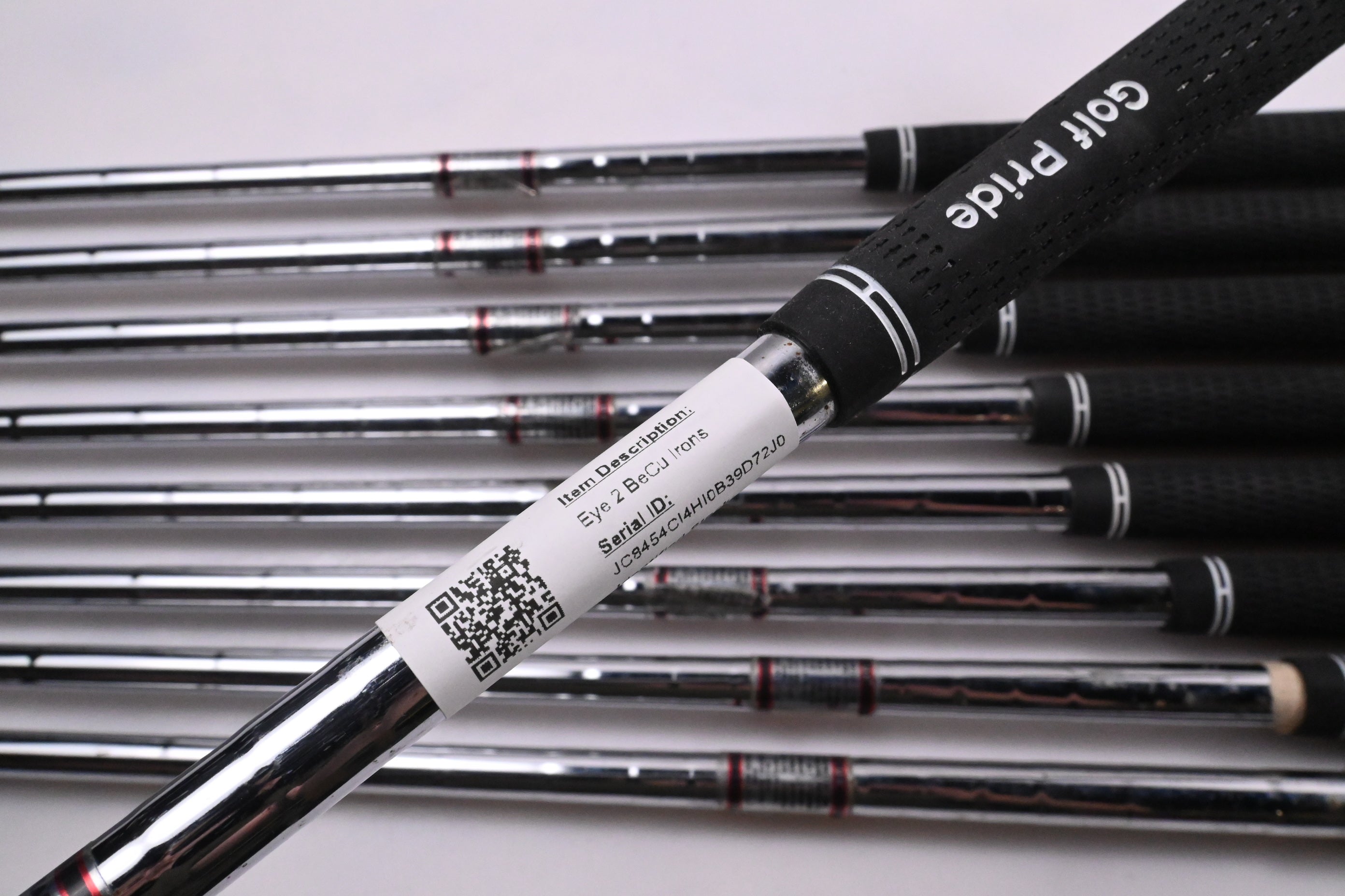 Ping Eye 2 BeCu Irons / 3-PW+SW / Black Dot / Stiff Flex Ping JZ Shafts