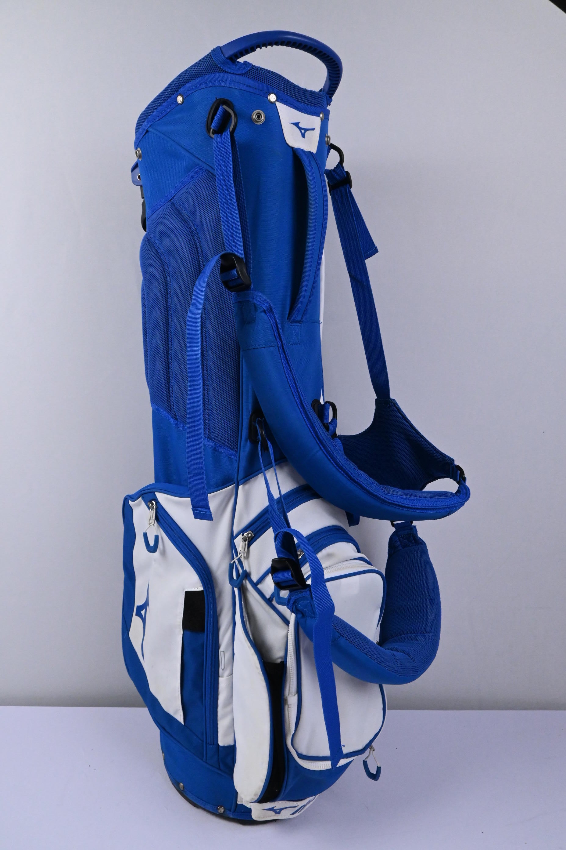 Mizuno BR-D3 Stand Bag / 5-Way Divider / Blue & White