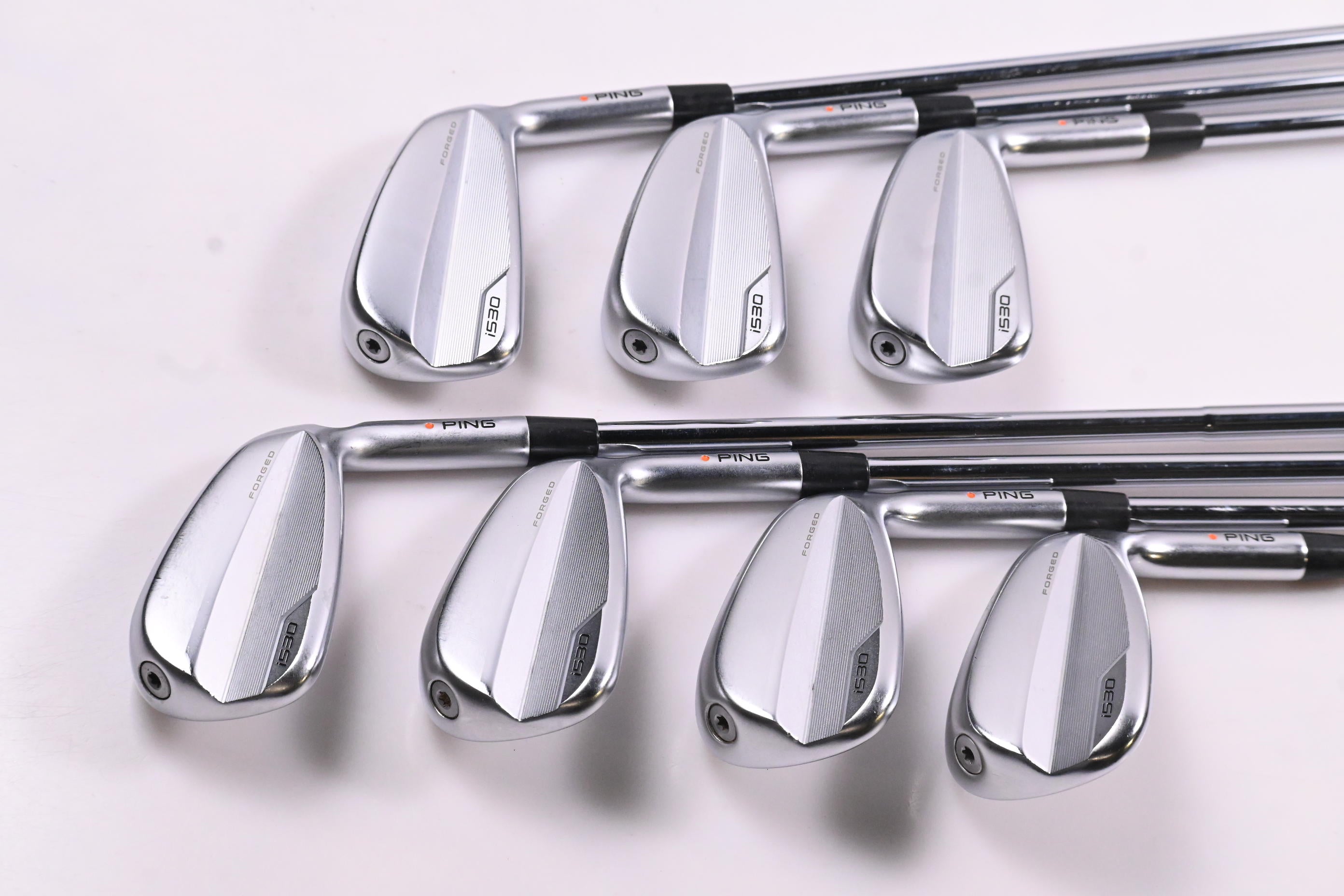 Ping i530 Irons / 5-PW+GW / Orange Dot / Regular Flex Dynamic Gold Mid 115 R300