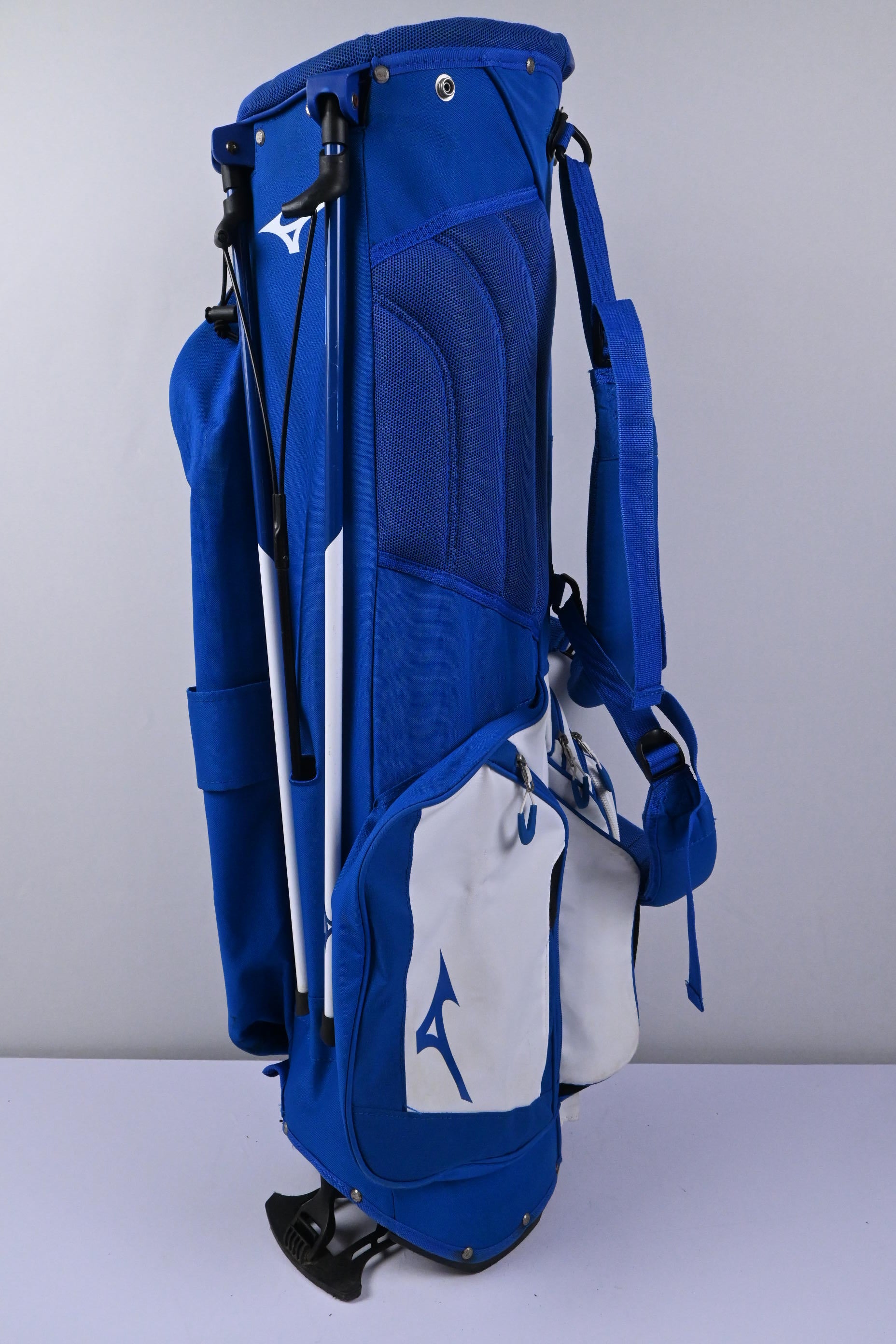 Mizuno BR-D3 Stand Bag / 5-Way Divider / Blue & White