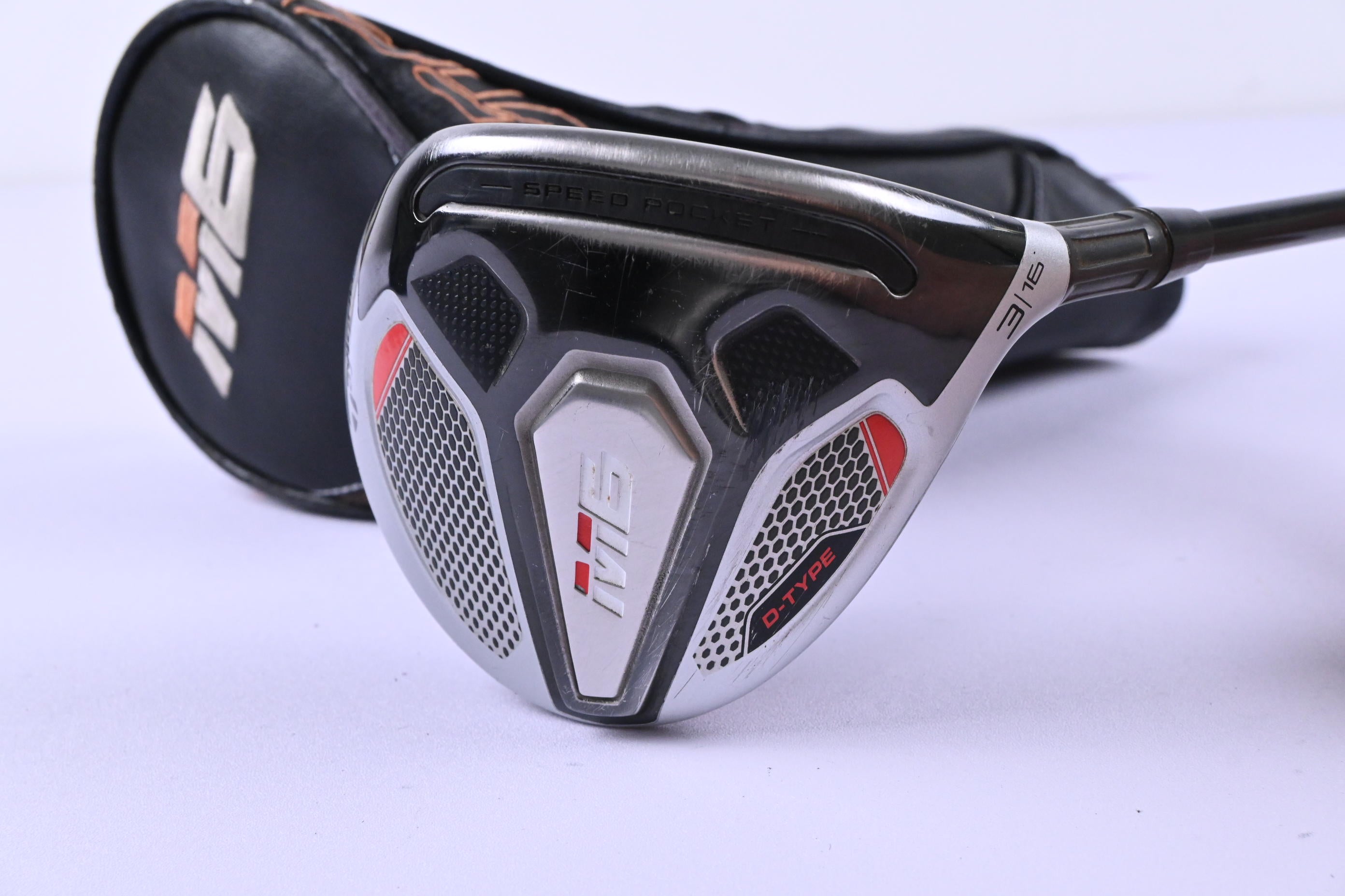 Taylormade M6 #3 Wood / 16 Degree / Regular Flex Fujikura Atmos Black 6 Shaft
