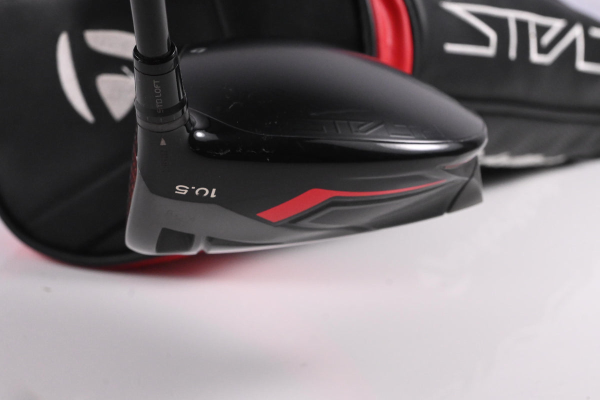 Taylormade Stealth Driver / 10.5 Degree / Stiff Flex HZRDUS Smoke RDX Red 60