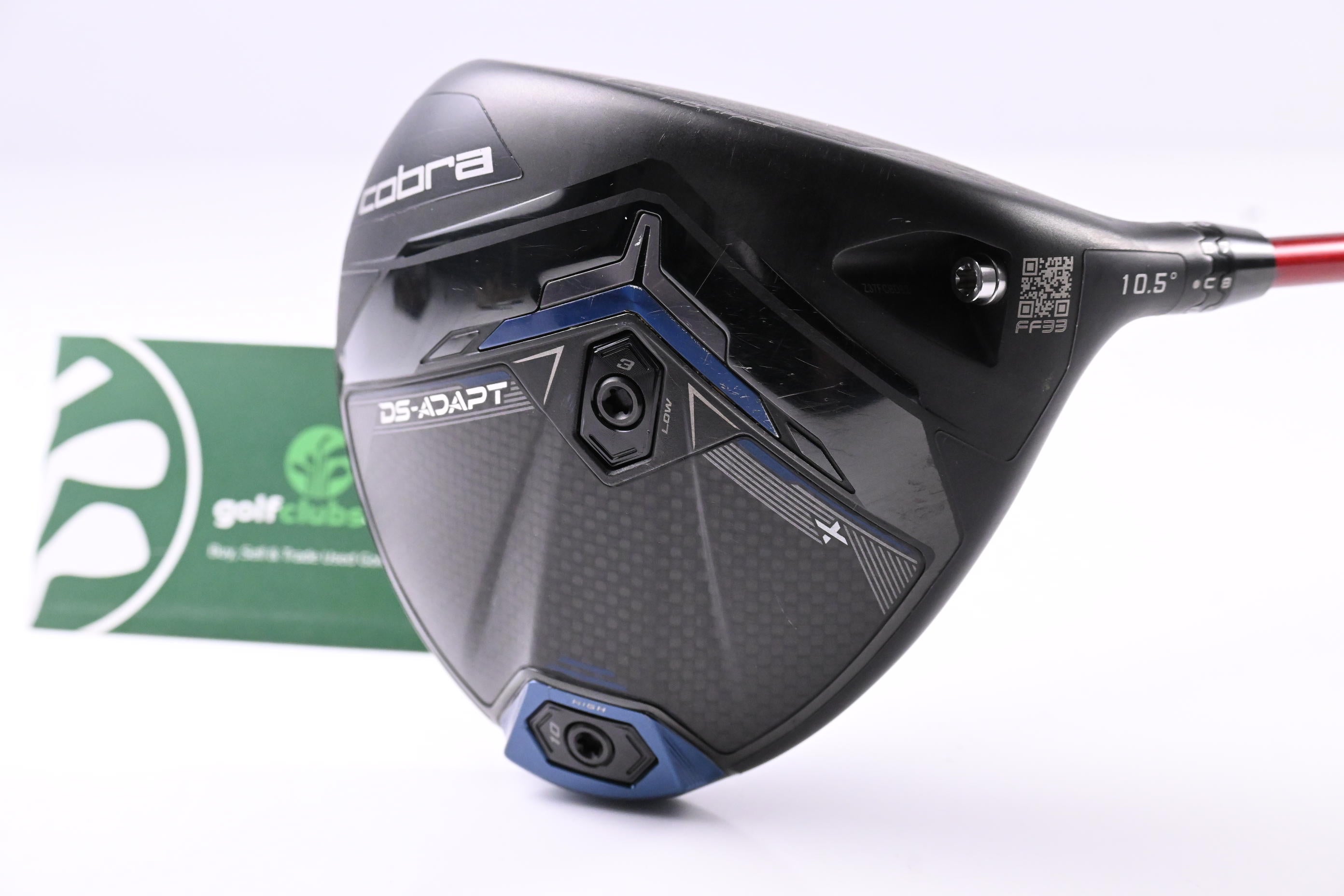 Cobra DS-Adapt X Driver / 10.5 Degree / Regular Flex Denali Red 50 Shaft