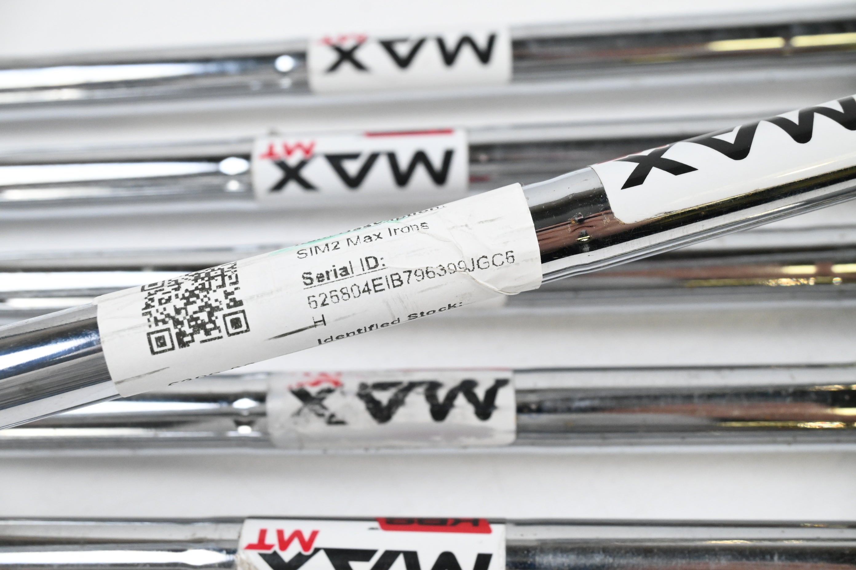 Taylormade SIM2 Max Irons / 5-PW / Stiff Flex KBS MAX MT 85 Shafts