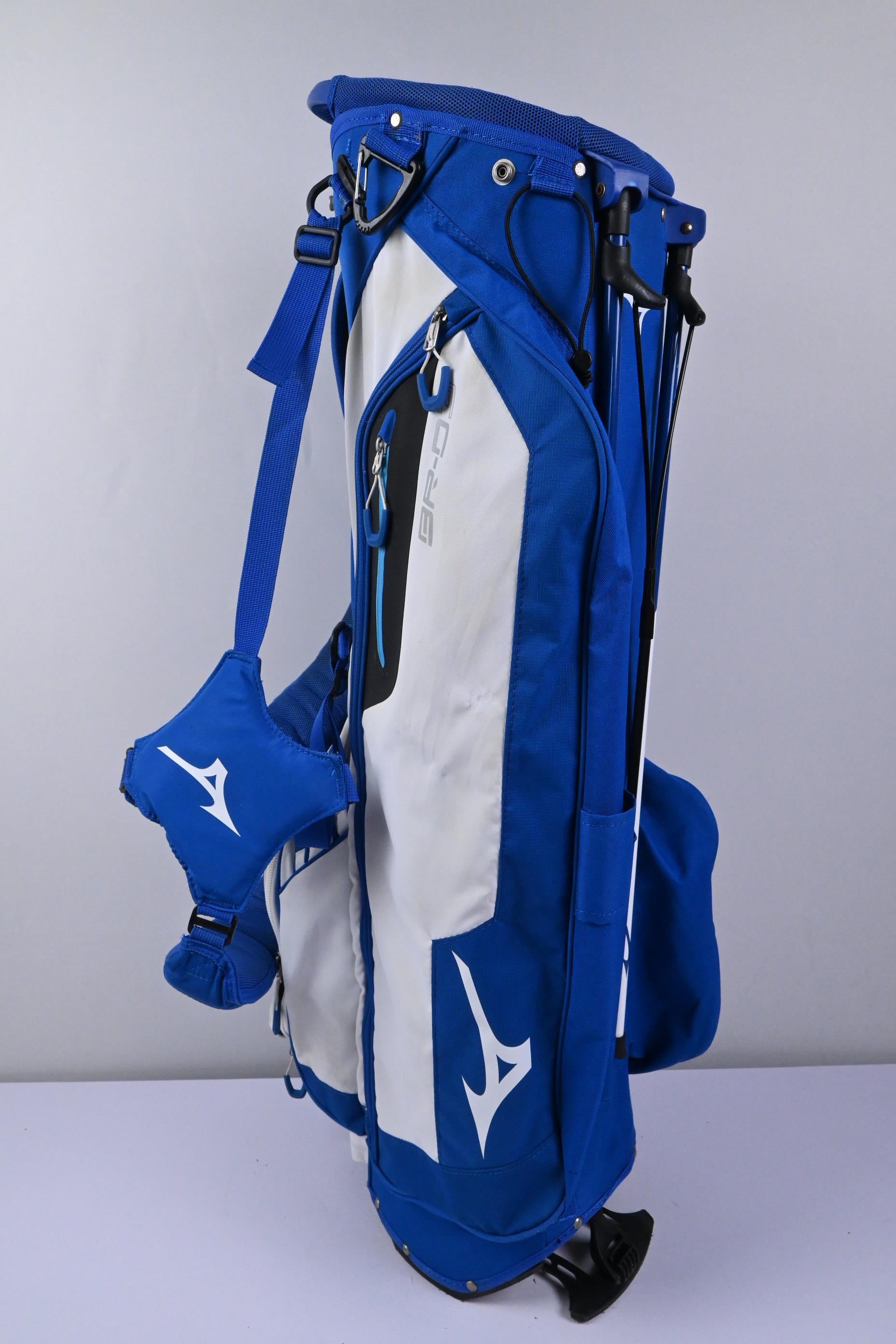 Mizuno BR-D3 Stand Bag / 5-Way Divider / Blue & White
