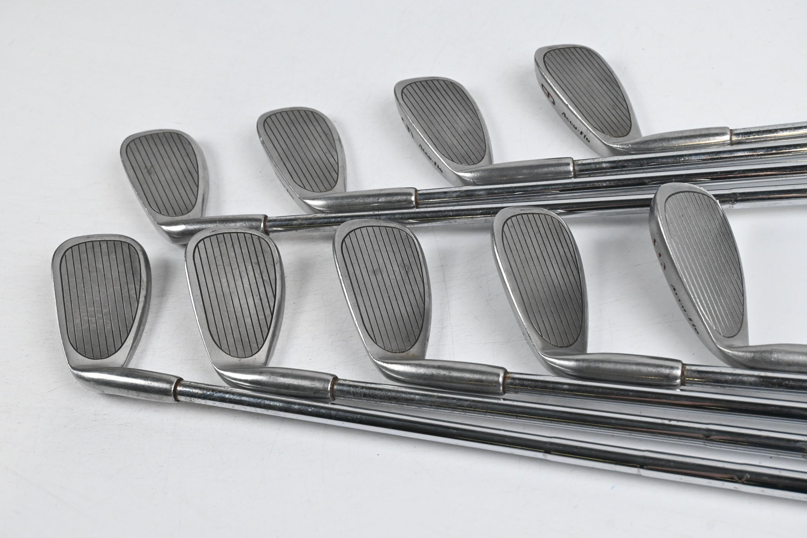 Titleist Accu Flo Irons / 3-PW+SW / Regular Flex True Temper Lite Shafts