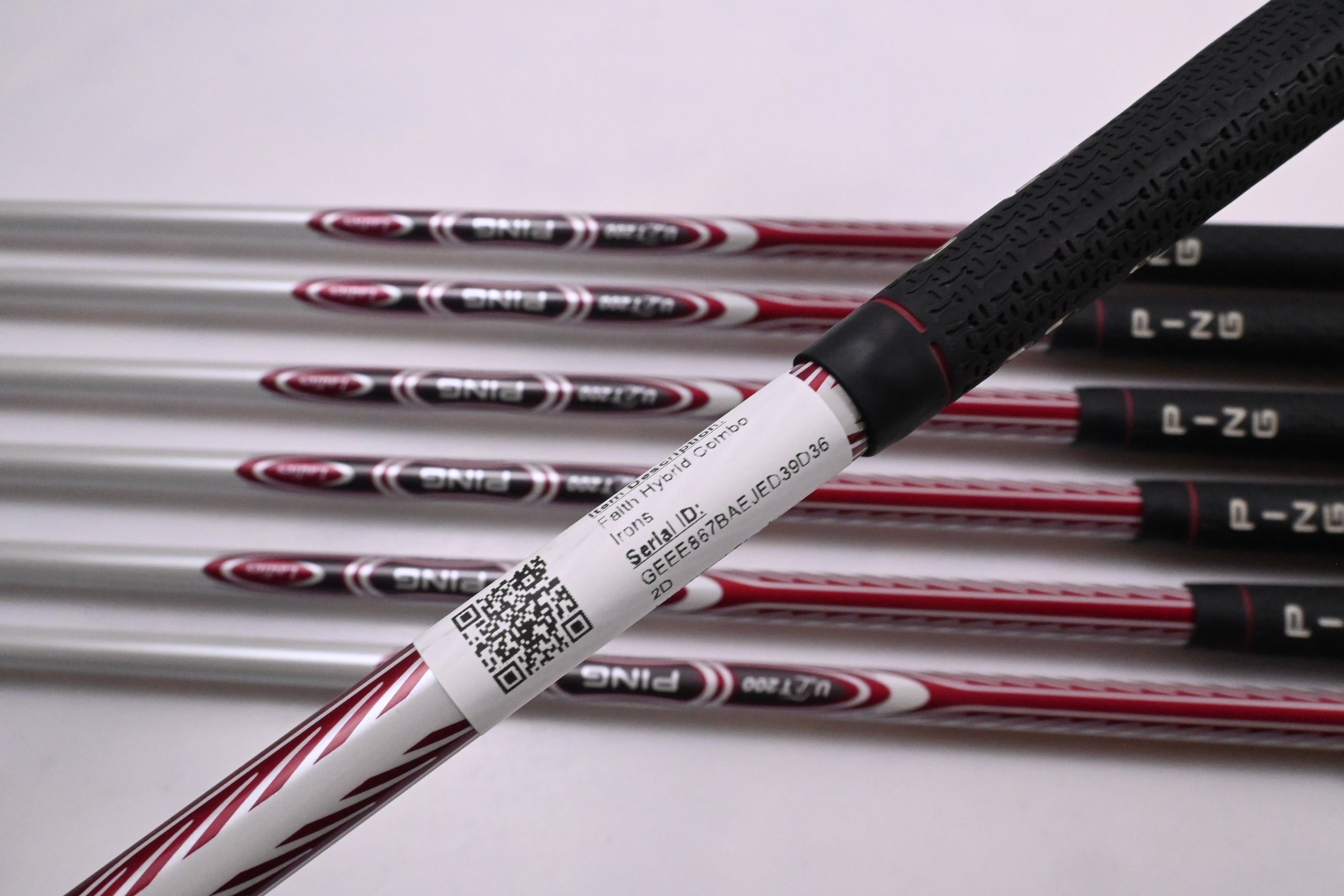 Ladies Ping Faith Hybrid Combo Irons / 5-6H-7-PW+SW / Orange Dot / Ladies Flex