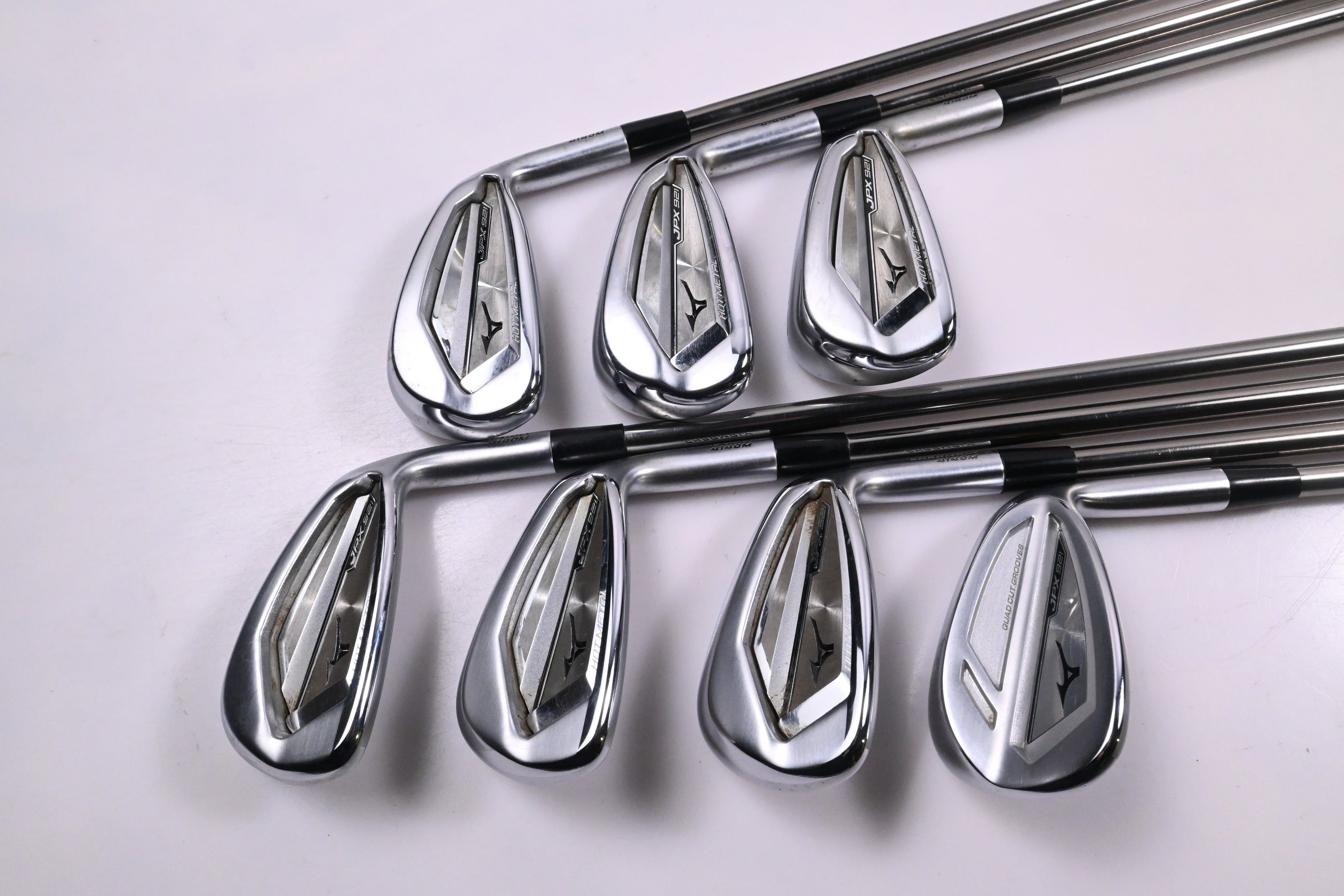 Mizuno JPX 921 Hot Metal Irons / 5-PW+SW / Regular Flex UST Recoil ESX 460