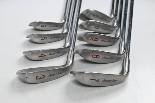 Titleist Accu Flo Irons / 3-PW+SW / Regular Flex True Temper Lite Shafts