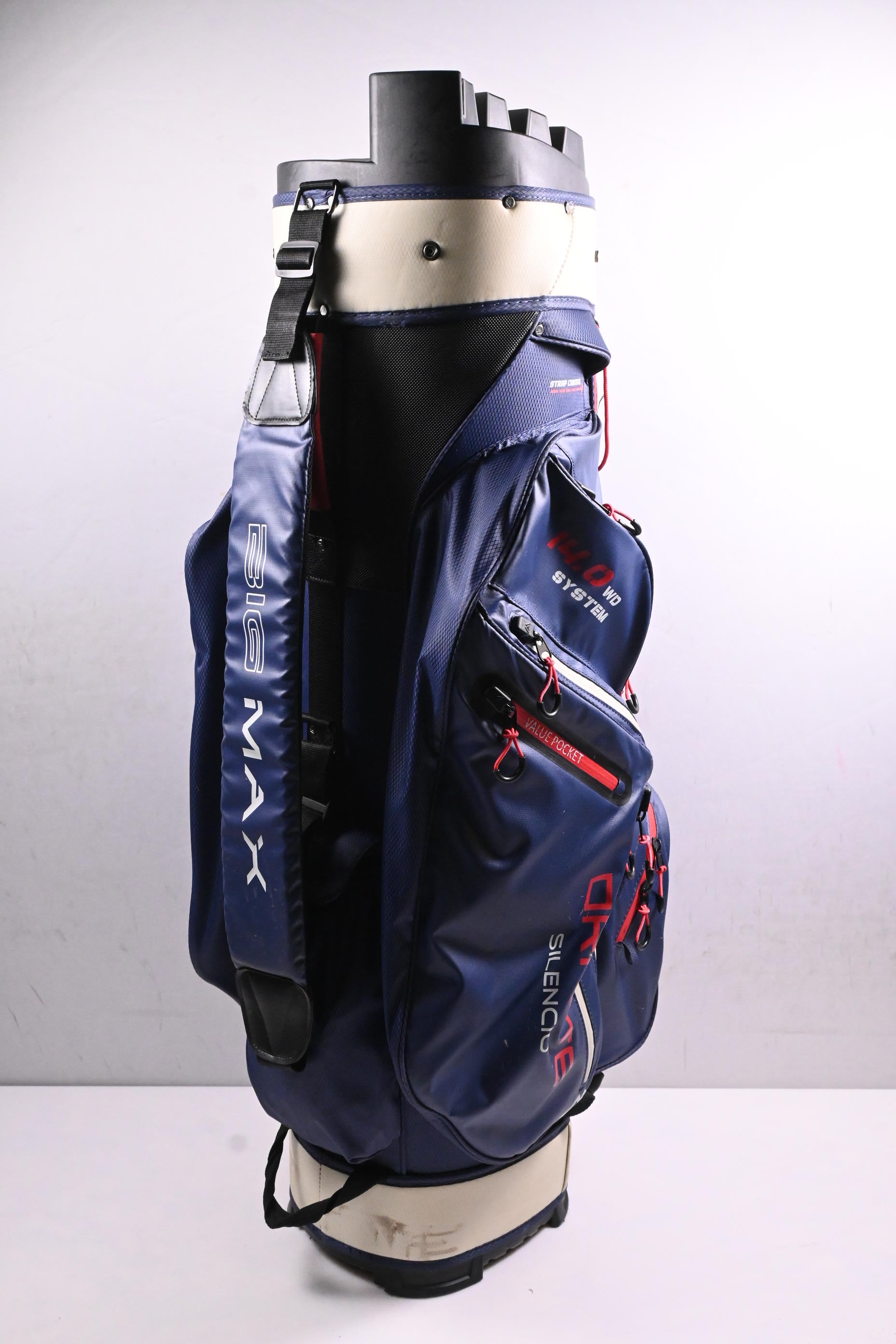 Big Max 14.0 WD System Cart Bag / 14-Way Divider / Blue, White