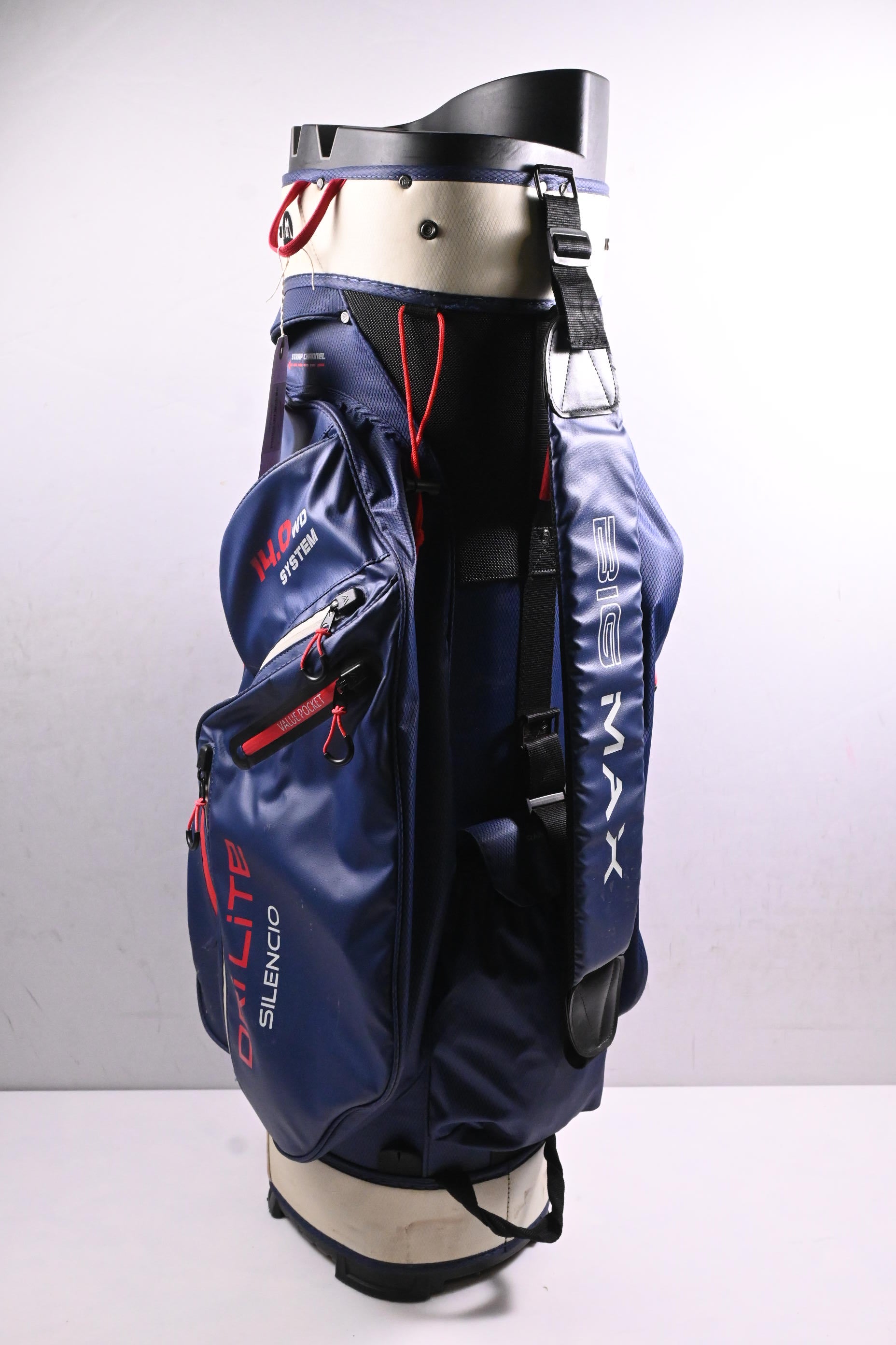 Big Max 14.0 WD System Cart Bag / 14-Way Divider / Blue, White