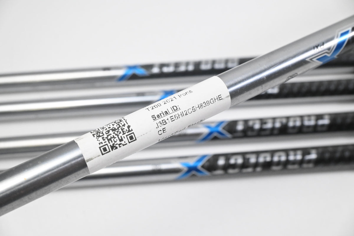 Titleist T200 2021 Irons / 5-9i / Stiff Flex Project X Pxi Shafts