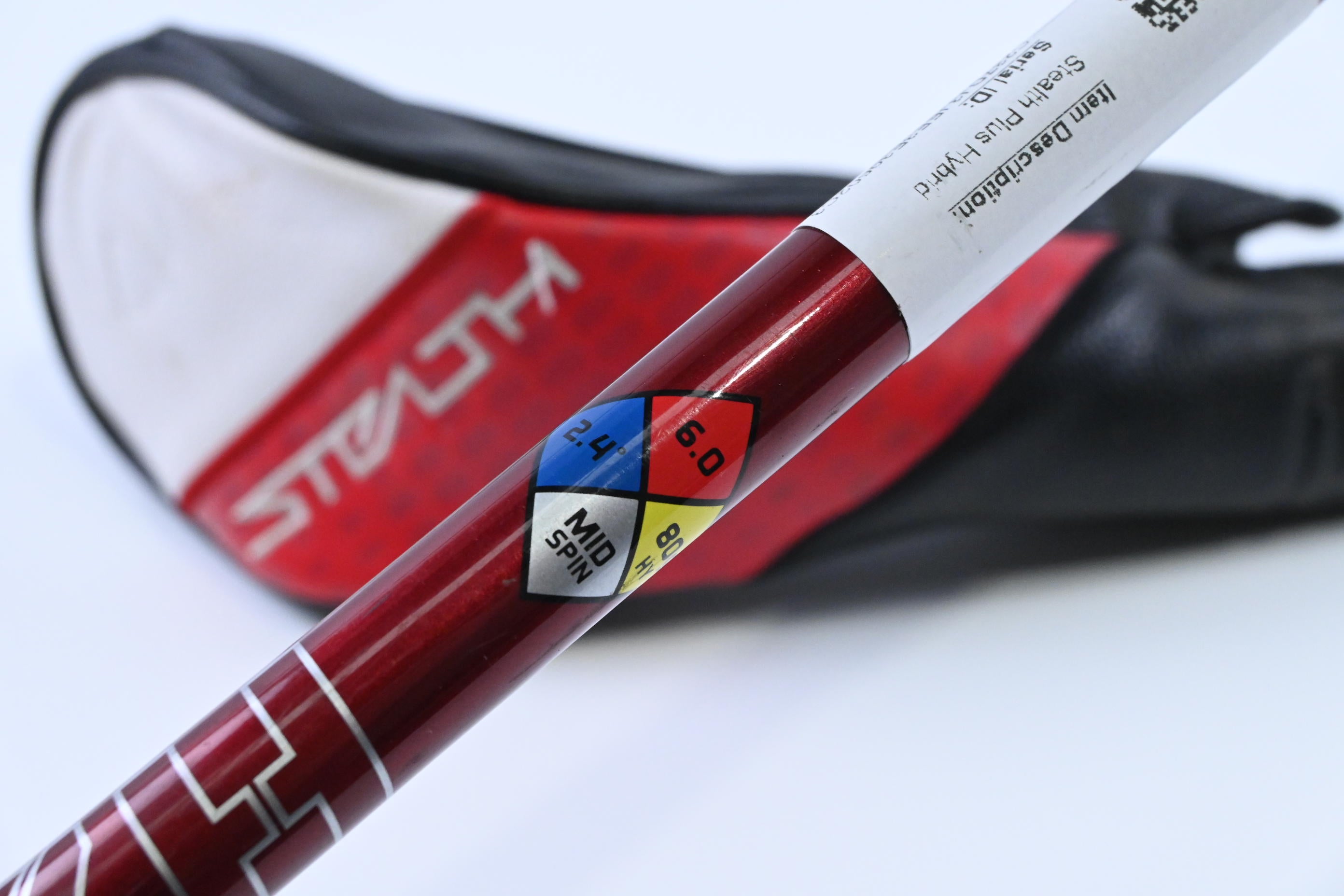 Taylormade Stealth Plus #3 Hybrid / 19.5 Degree / Stiff Flex HZRDUS Smoke Red