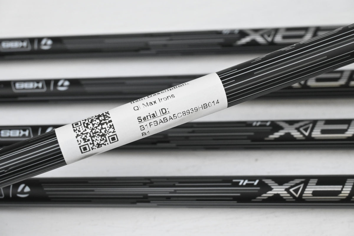 Taylormade Qi Max Irons / 7-PW+GW / Senior Flex KBS by REAX HL 50 Shafts