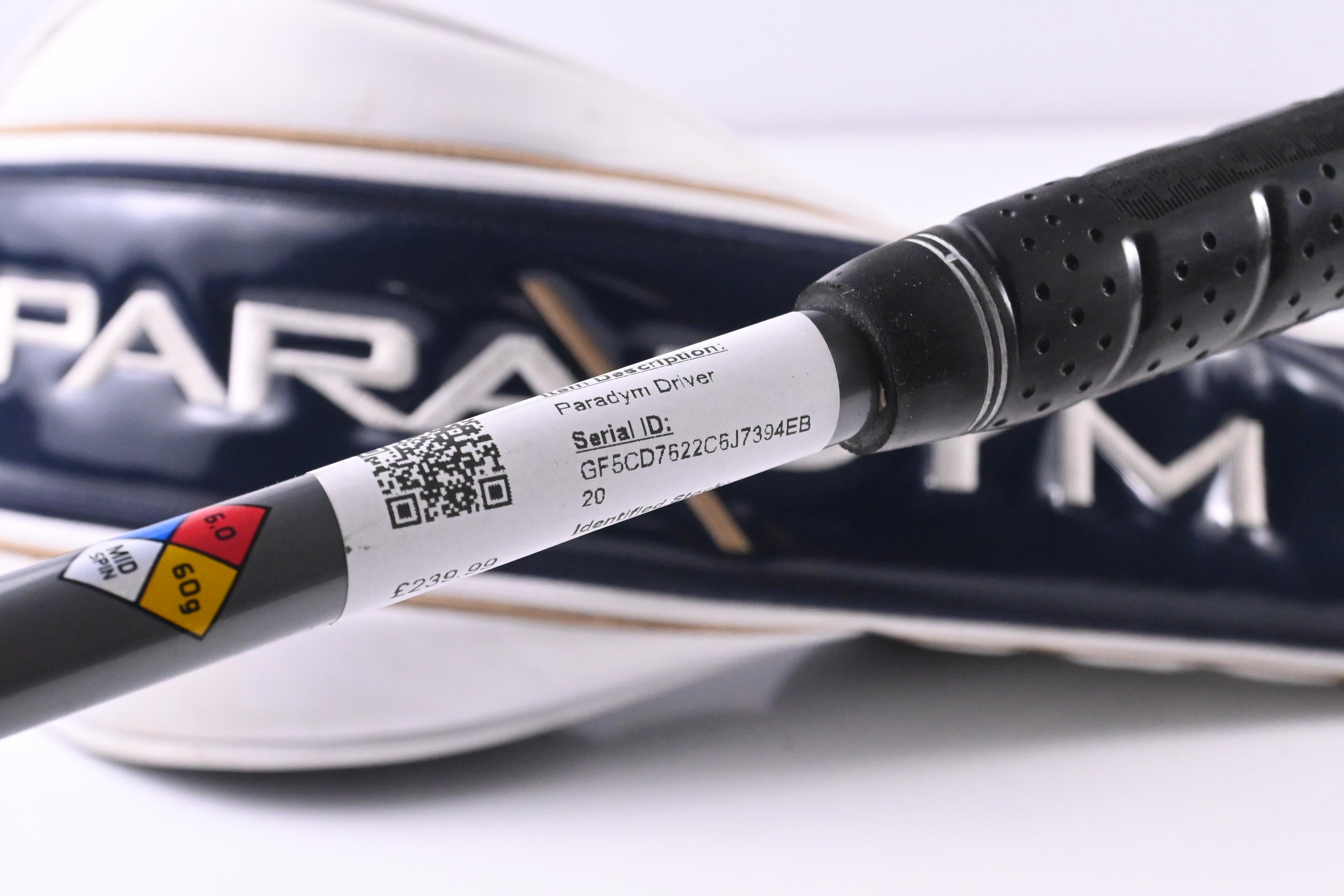 Callaway Paradym Driver / 9 Degree / Stiff Flex HZRDUS Silver 60 Shaft