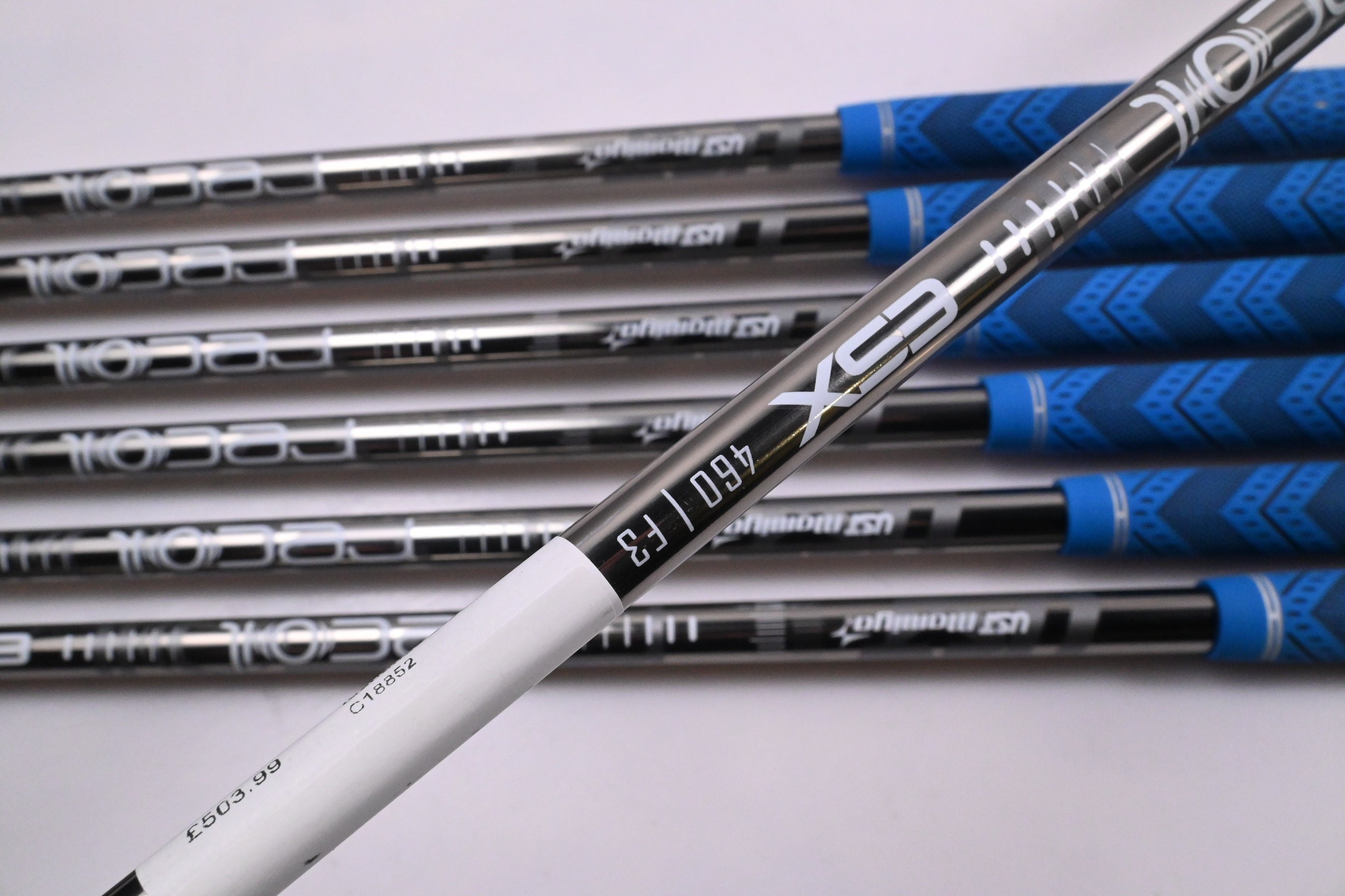 Mizuno JPX 921 Hot Metal Irons / 5-PW+SW / Regular Flex UST Recoil ESX 460