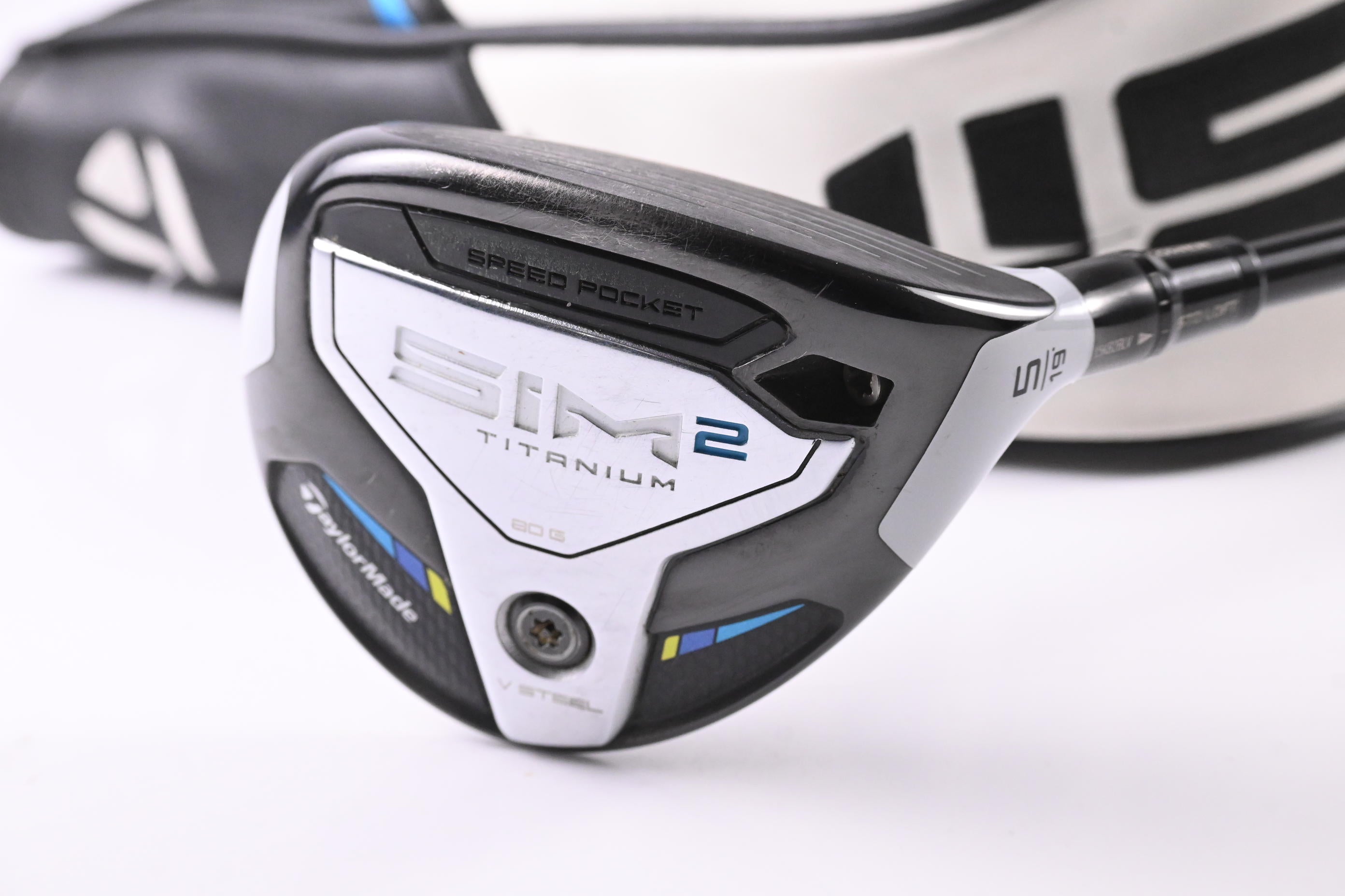 Taylormade SIM2 Ti #5 Wood / 19 Degree / Regular Flex Tensei AV Raw Blue 65