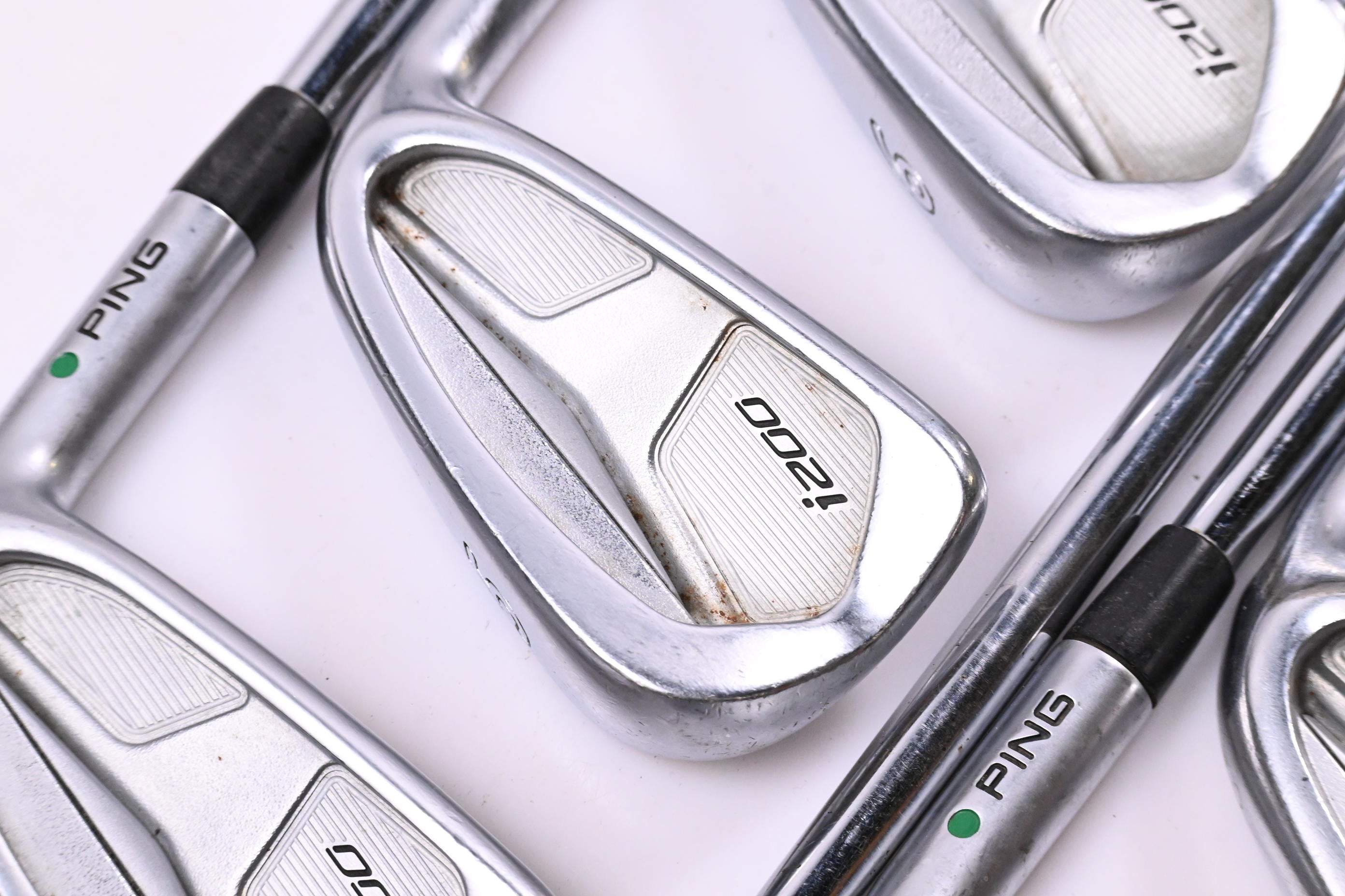 Ping i200 Irons / 4-PW / Green Dot / Stiff Flex Dynamic Gold S300 Shafts