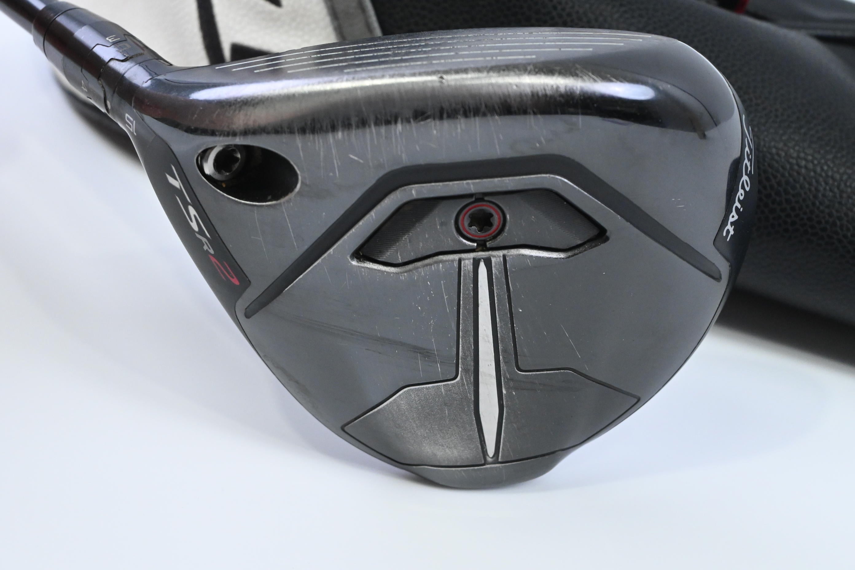 Left Hand Titleist TSR2 #3 Wood / 15 Degree / Stiff Flex Tensei AV Blue 65 Shaft