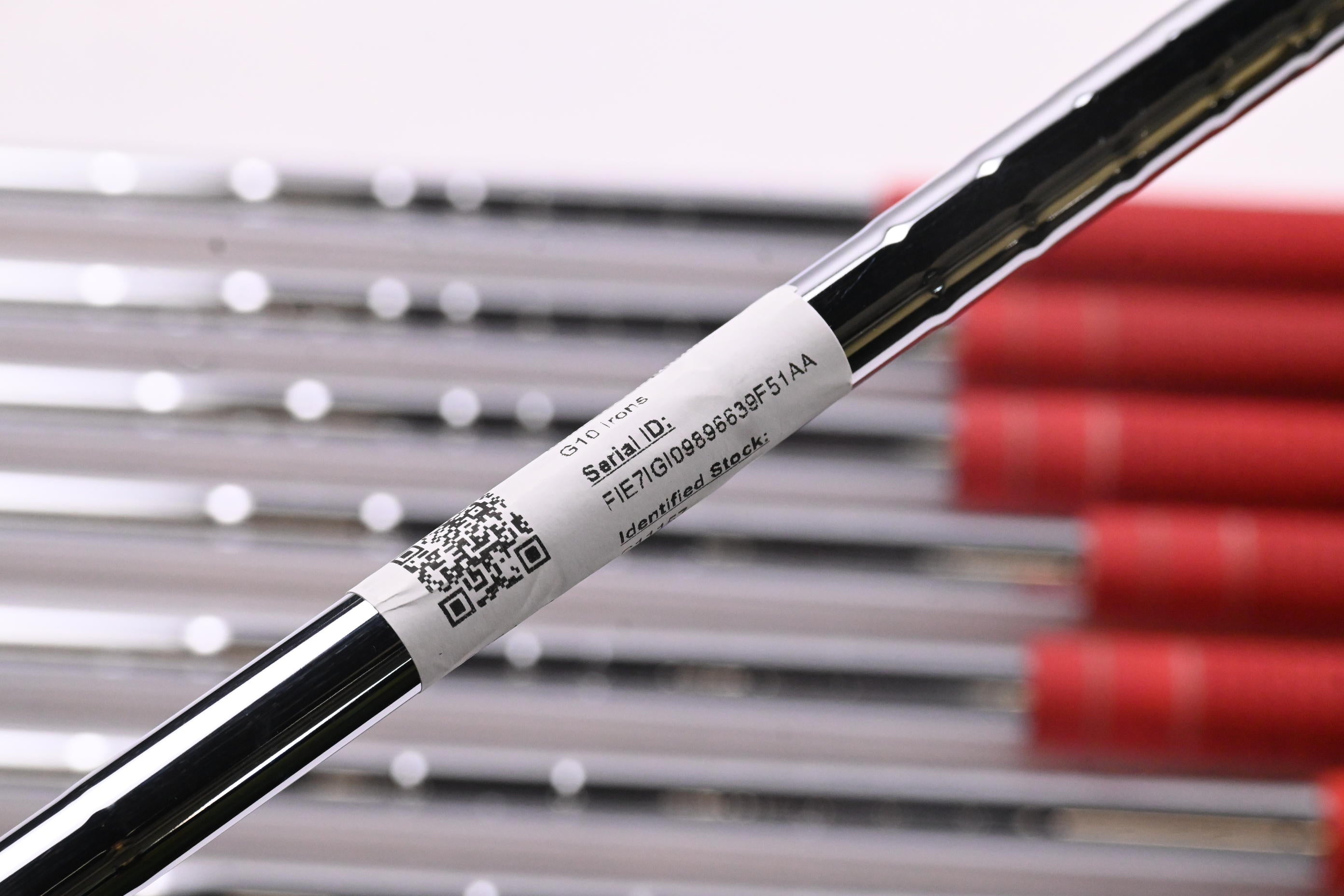 Ping G10 Irons / 3-PW+SW / Orange Dot / Regular Flex Ping AWT Shafts