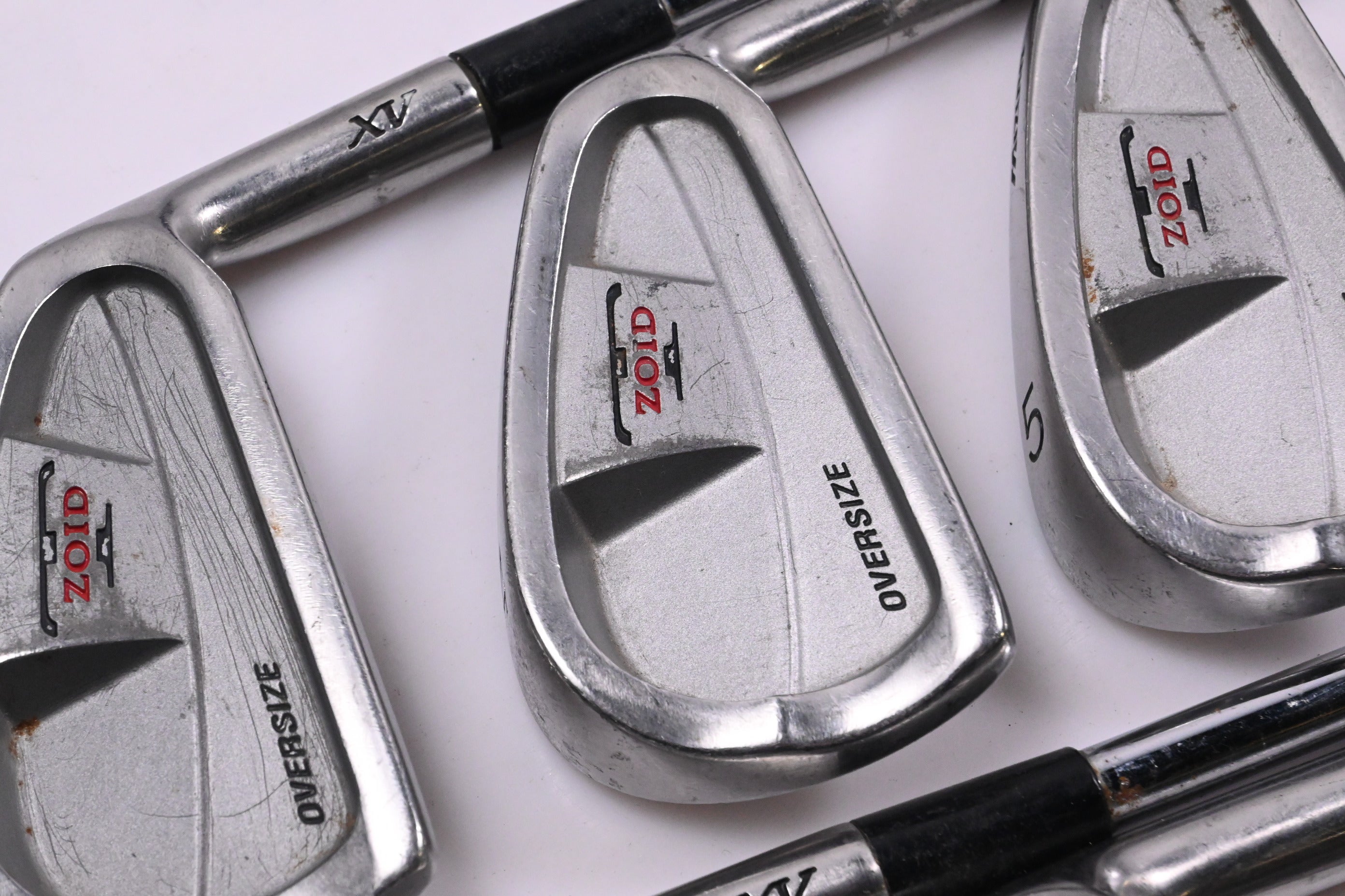 Mizuno T-Zoid O/S Irons / 3-9i+SW / Regular Flex Dynalite Gold R300 Shafts