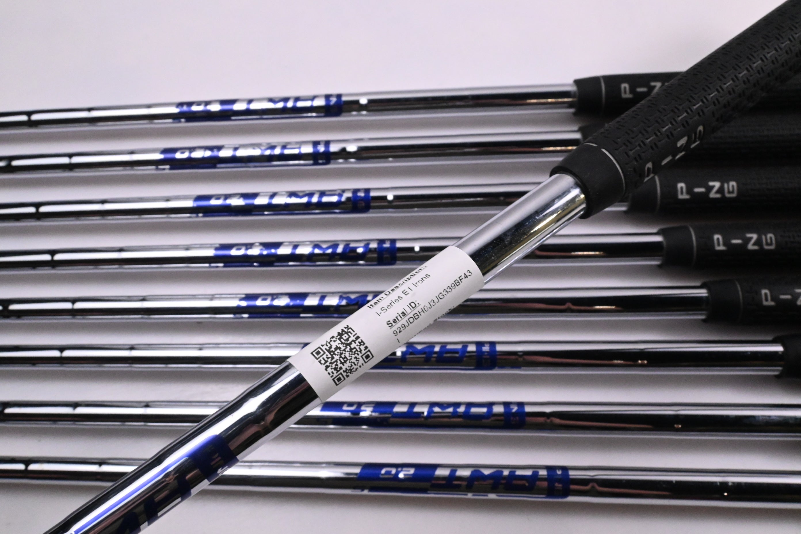 Ping i-Series E1 Irons / 3-PW+GW / Red Dot / Stiff Flex Ping AWT 2.0 Shafts