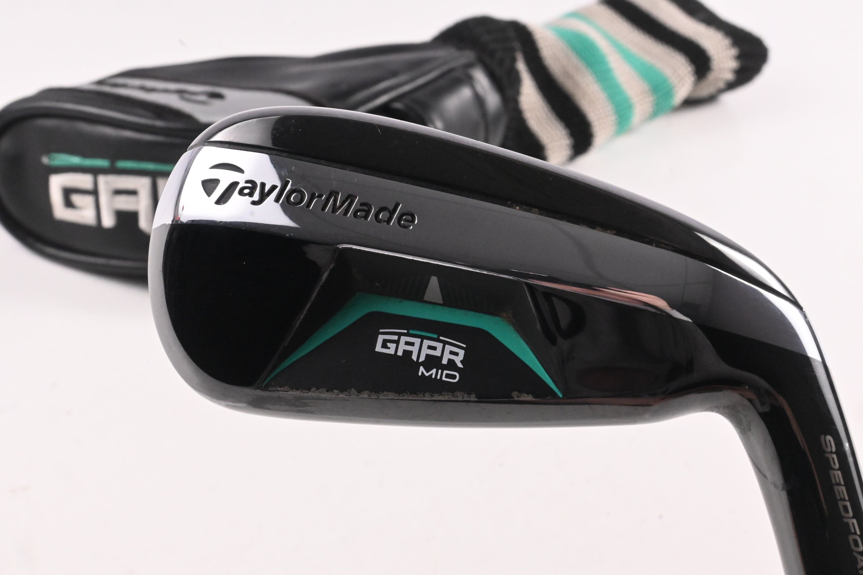 Taylormade GAPR Mid #3 Hybrid / 18 Degree / Stiff Flex KBS Hybrid 80 Shaft